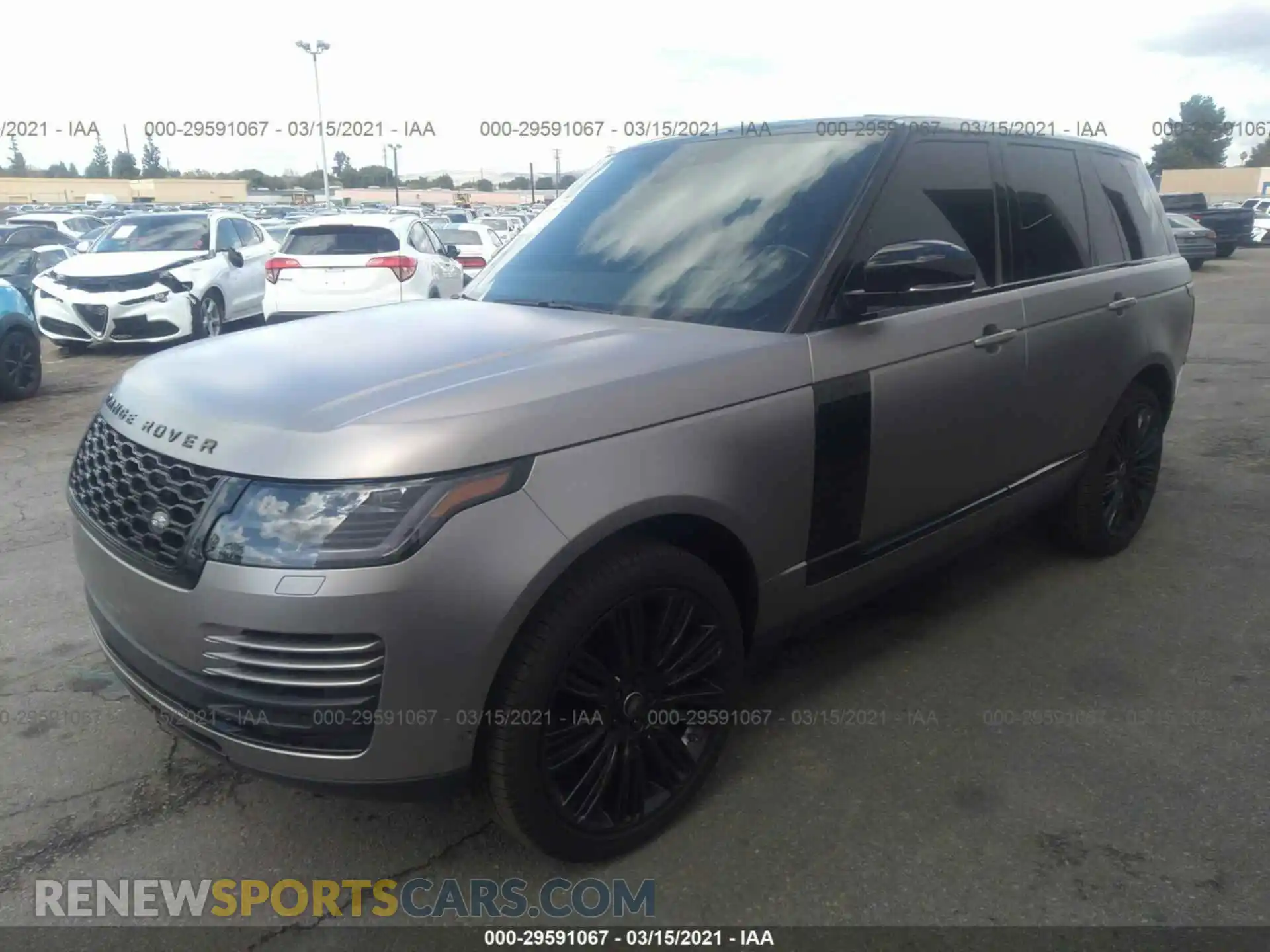 2 Фотография поврежденного автомобиля SALGS2SE9MA421320 LAND ROVER RANGE ROVER 2021