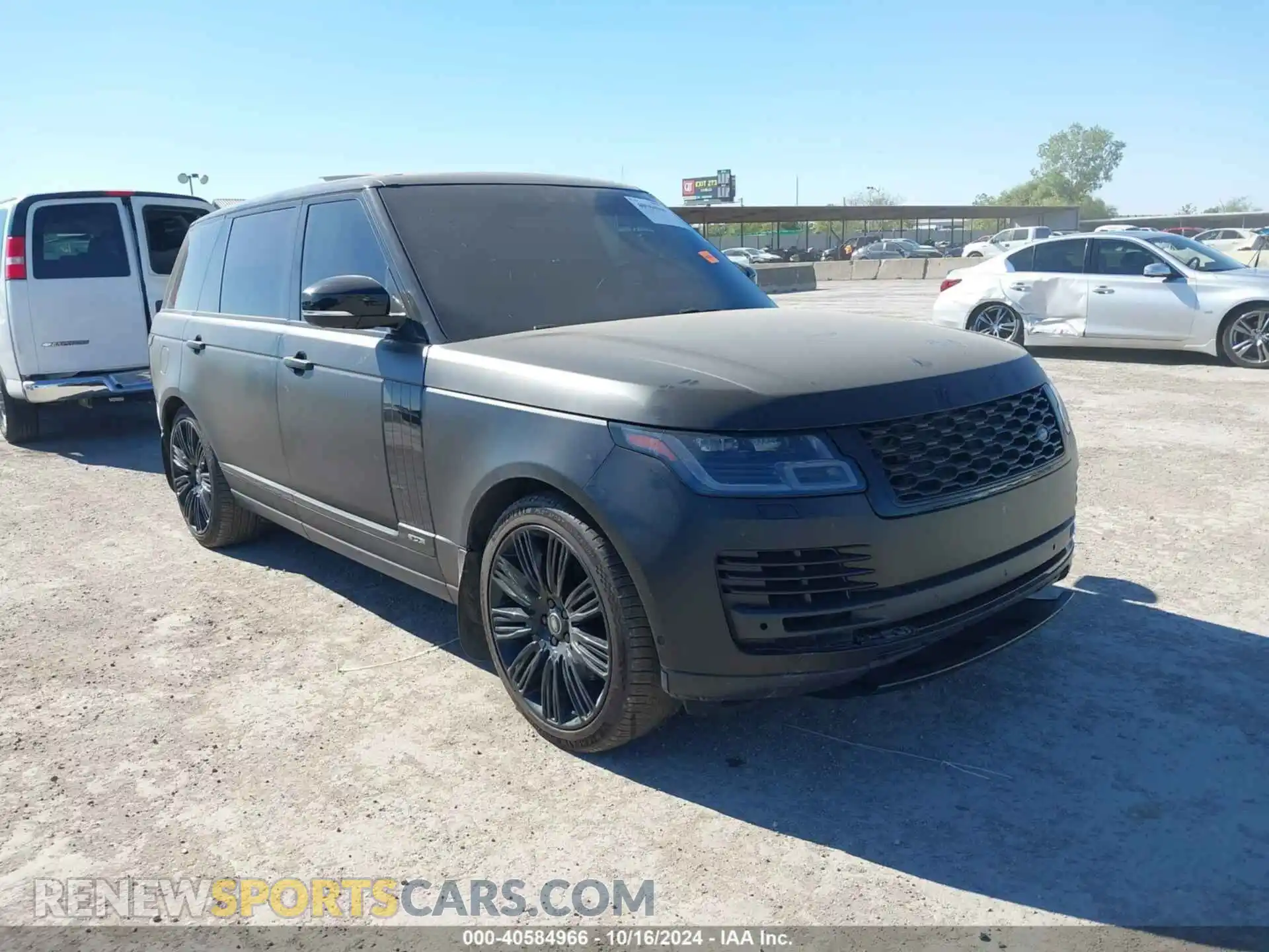 1 Photograph of a damaged car SALGS5SE8MA427529 LAND ROVER RANGE ROVER 2021