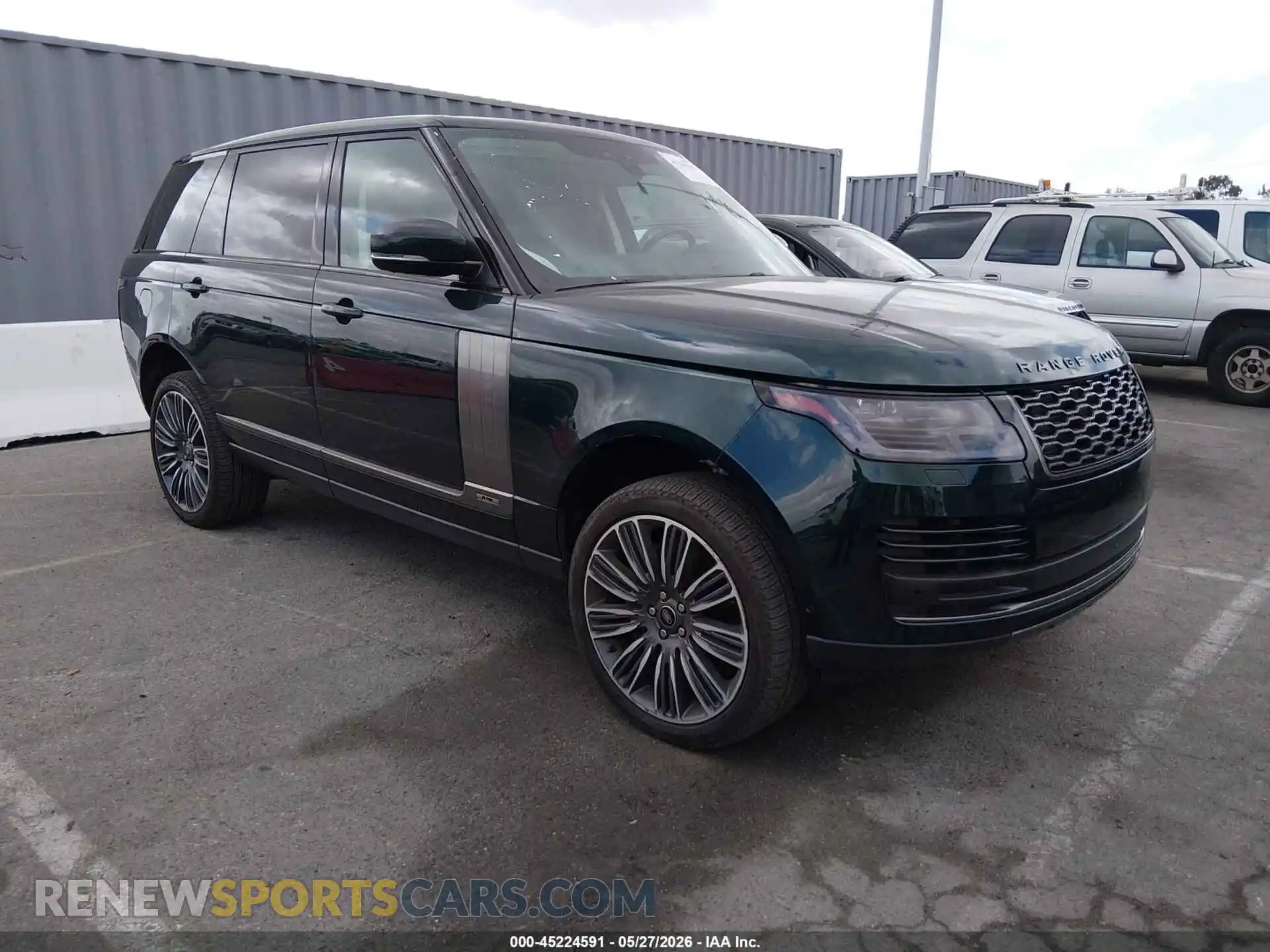1 Photograph of a damaged car SALGS5SE8MA450776 LAND ROVER RANGE ROVER 2021