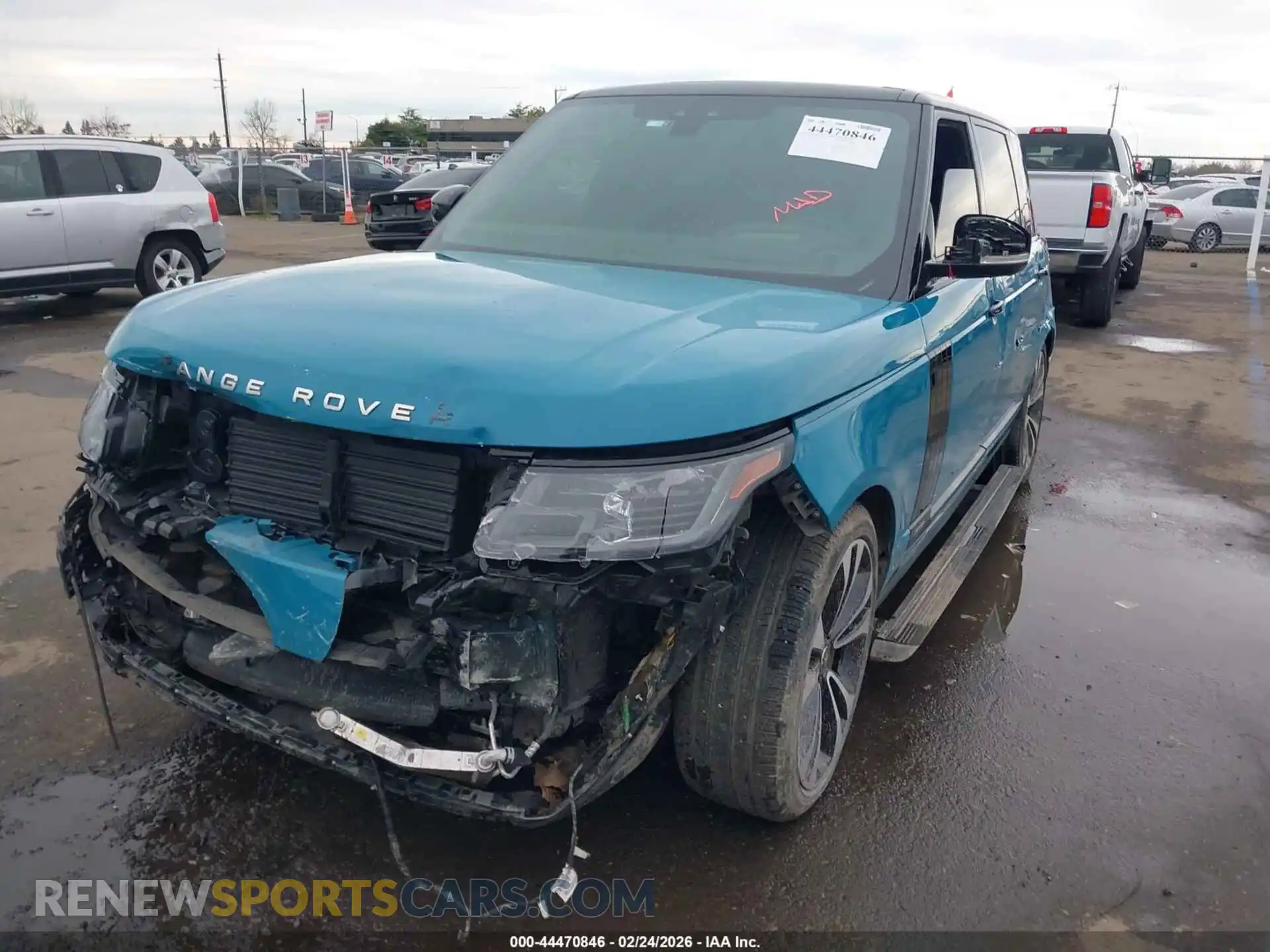 2 Photograph of a damaged car SALGU5SEXMA418275 LAND ROVER RANGE ROVER 2021