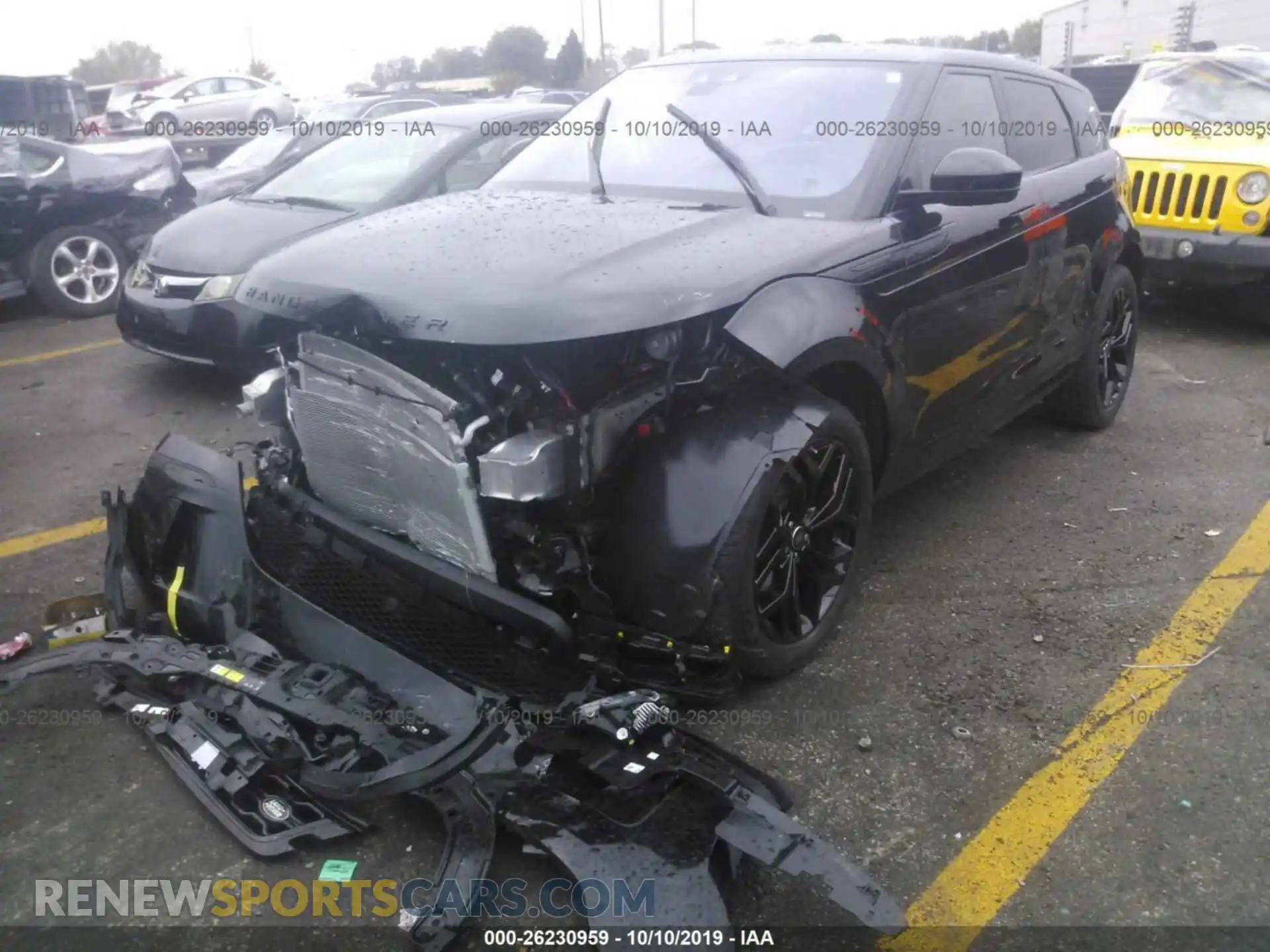 2 Photograph of a damaged car SALZP2FX2LH033258 LAND ROVER RANGE ROVER EVOQU 2020