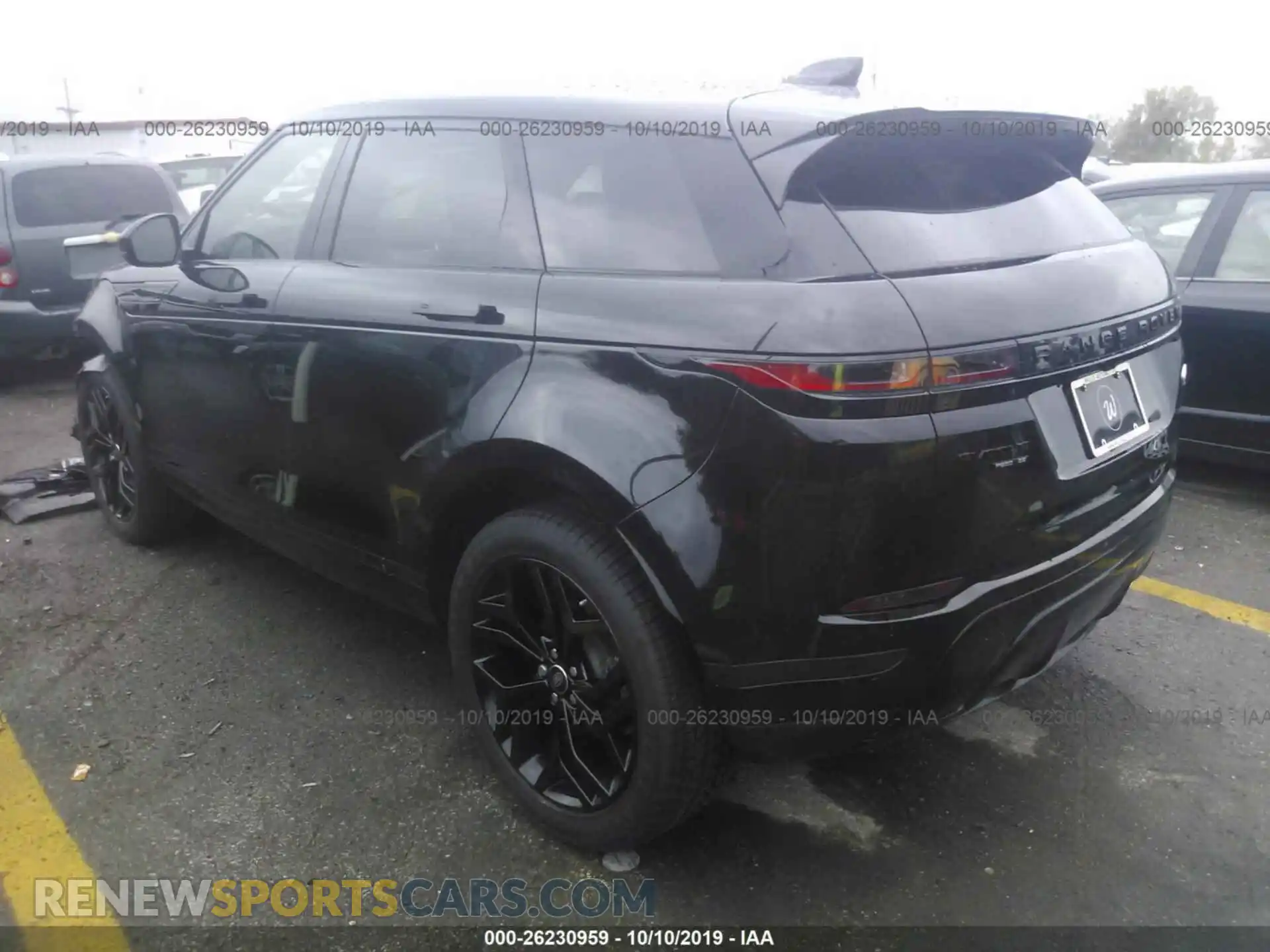 3 Photograph of a damaged car SALZP2FX2LH033258 LAND ROVER RANGE ROVER EVOQU 2020