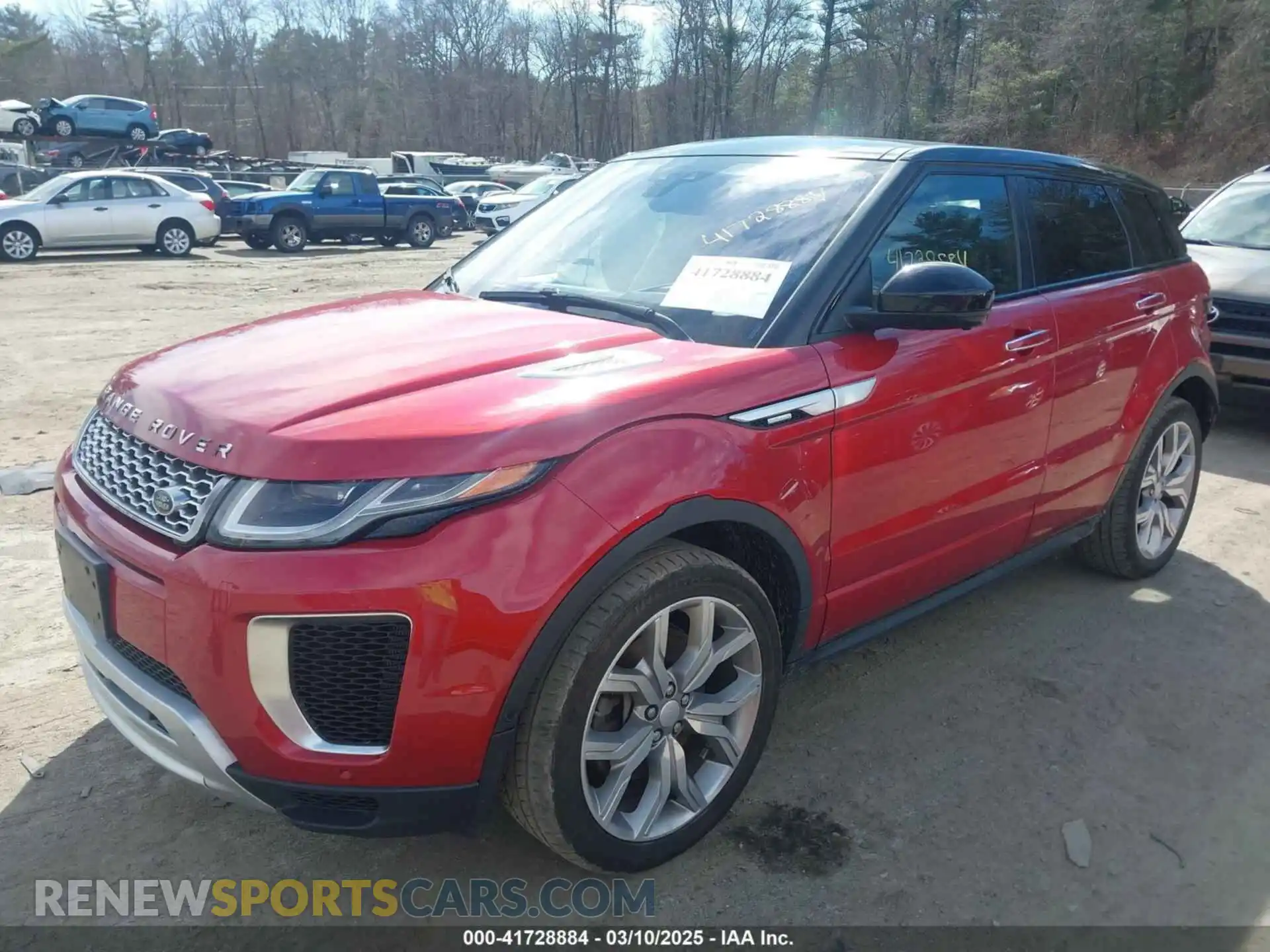 2 Photograph of a damaged car SALVE2SX7KH344113 LAND ROVER RANGE ROVER EVOQUE 2019