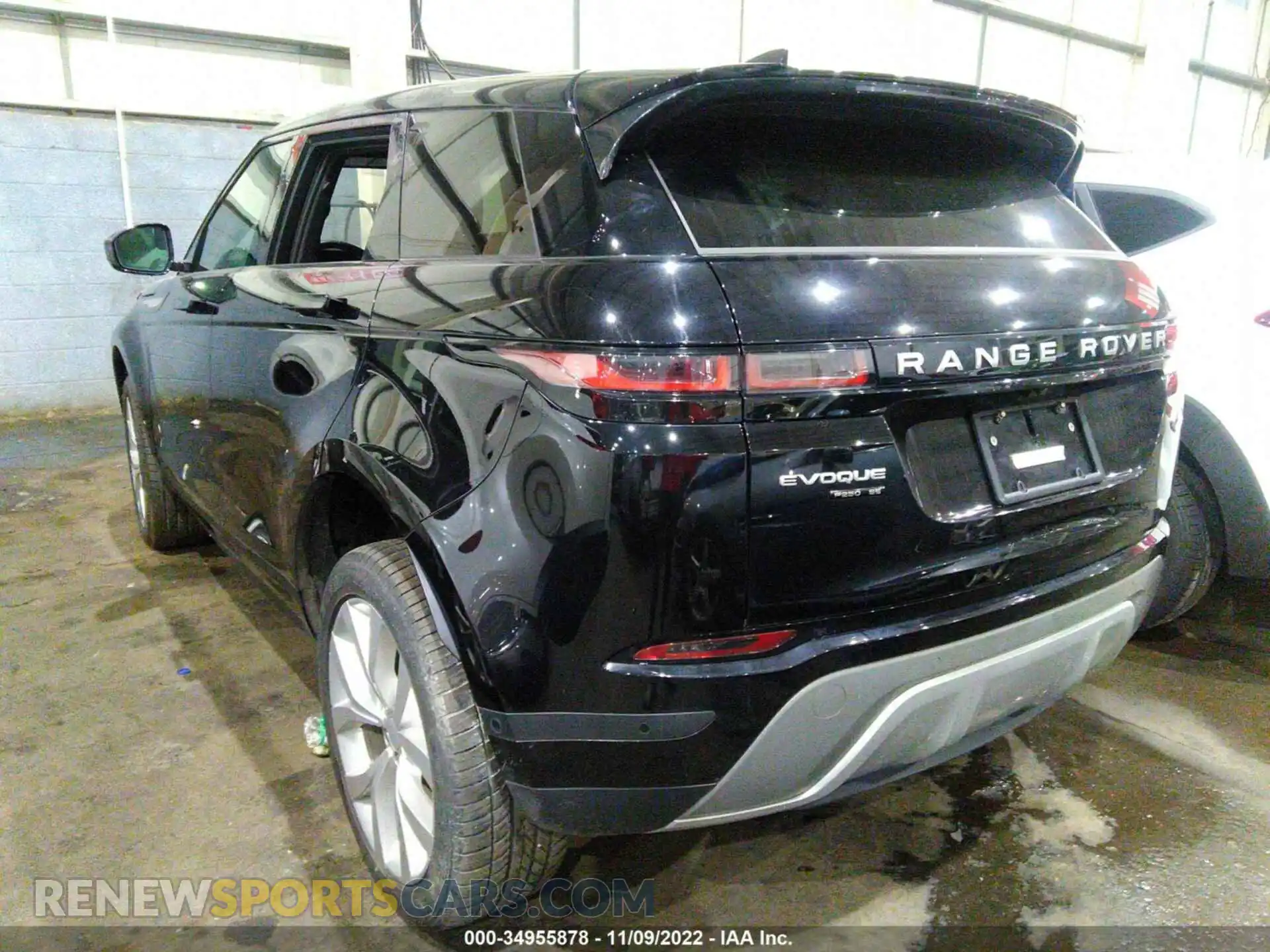 3 Photograph of a damaged car 00LZP2FX2LH077695 LAND ROVER RANGE ROVER EVOQUE 2020