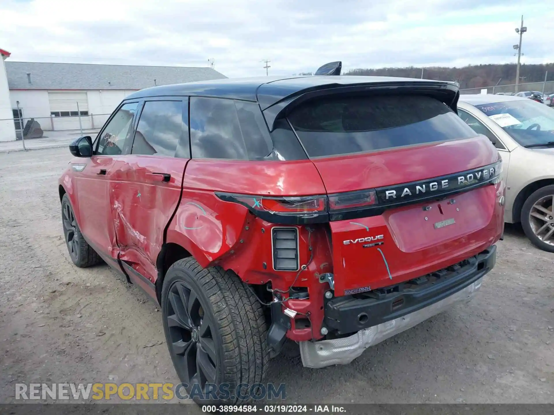 3 Photograph of a damaged car SALZJ2FX1LH040834 LAND ROVER RANGE ROVER EVOQUE 2020