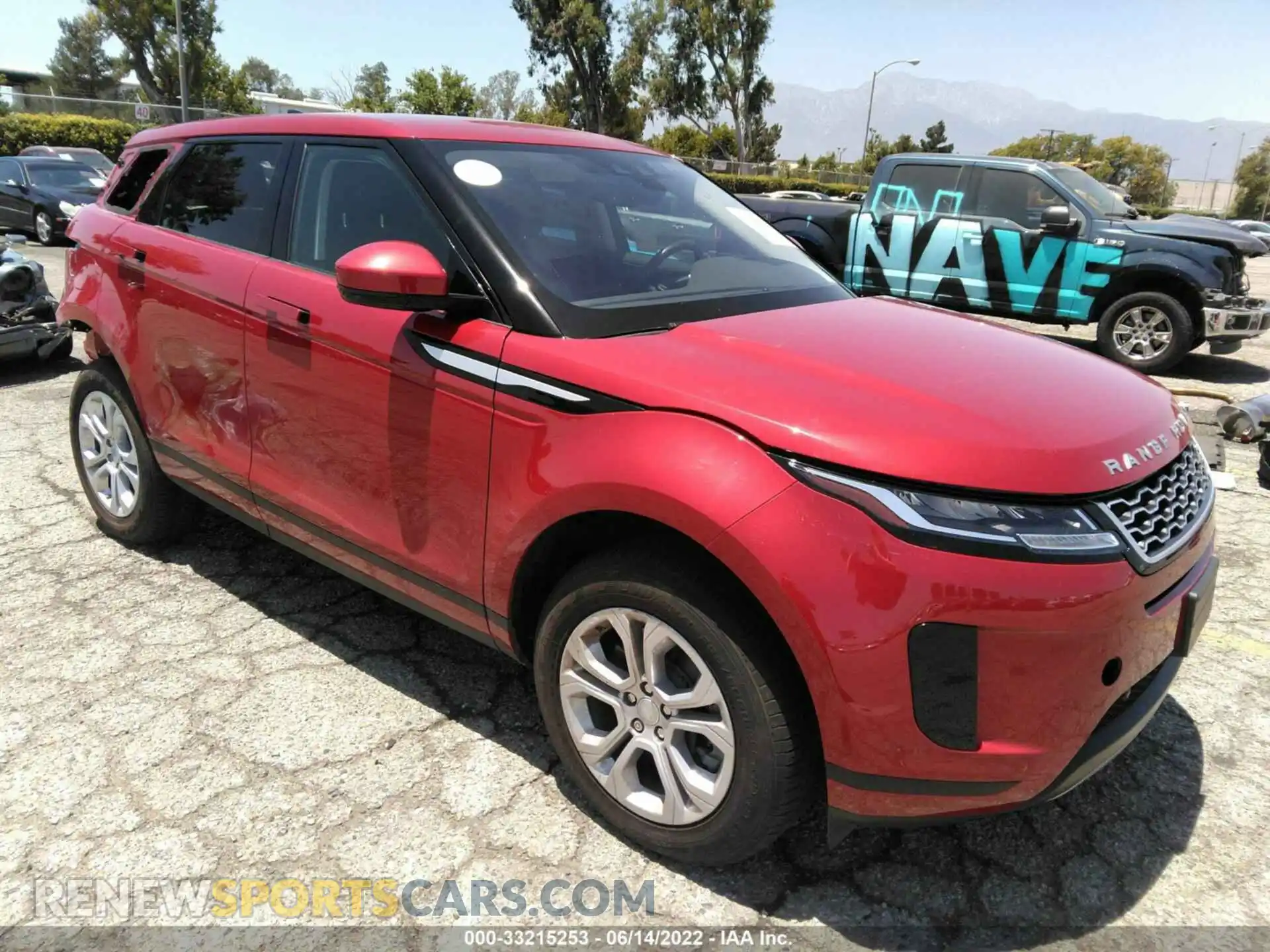 1 Photograph of a damaged car SALZJ2FX1LH059206 LAND ROVER RANGE ROVER EVOQUE 2020