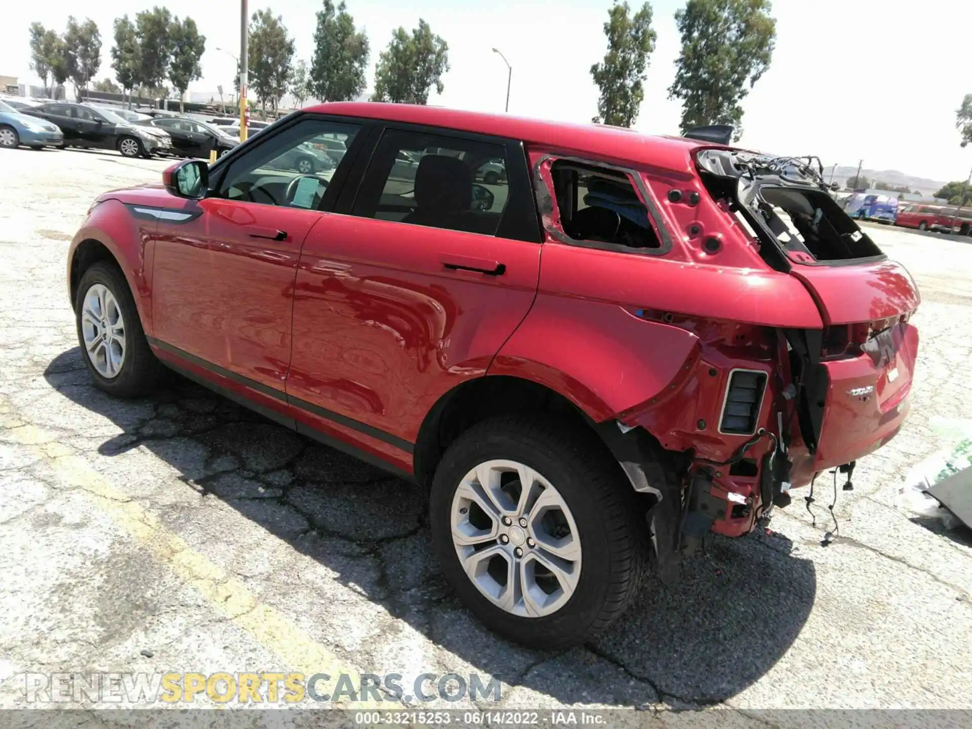 3 Photograph of a damaged car SALZJ2FX1LH059206 LAND ROVER RANGE ROVER EVOQUE 2020