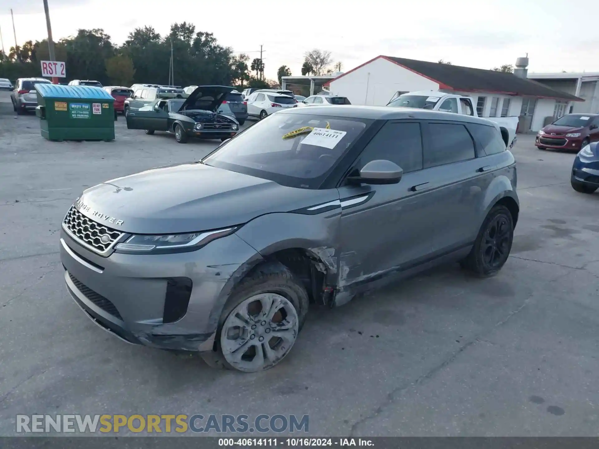 2 Фотография поврежденного автомобиля SALZJ2FX2LH091226 LAND ROVER RANGE ROVER EVOQUE 2020