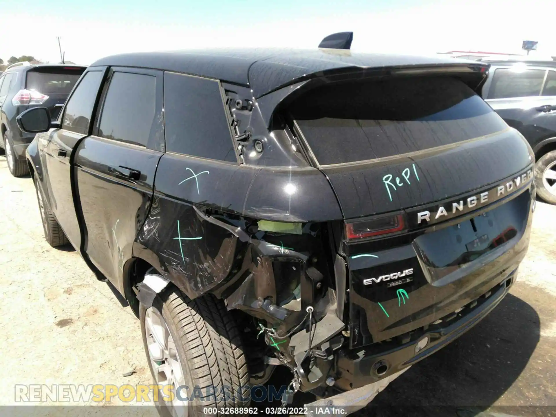 3 Photograph of a damaged car SALZJ2FX3LH015286 LAND ROVER RANGE ROVER EVOQUE 2020