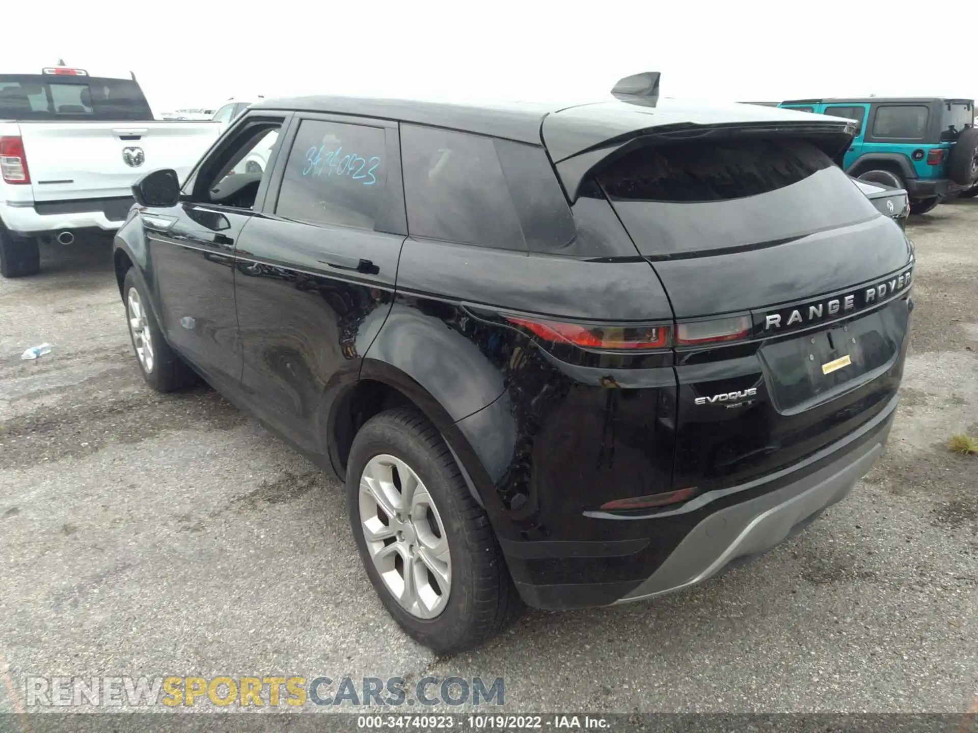 3 Photograph of a damaged car SALZJ2FX3LH040835 LAND ROVER RANGE ROVER EVOQUE 2020