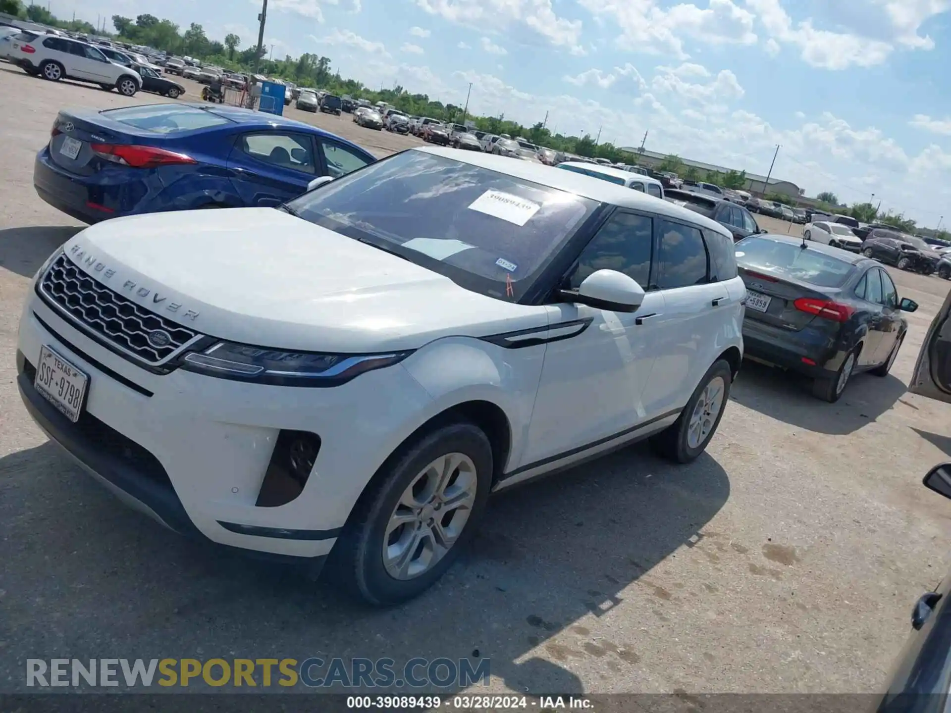 2 Photograph of a damaged car SALZJ2FX3LH114433 LAND ROVER RANGE ROVER EVOQUE 2020
