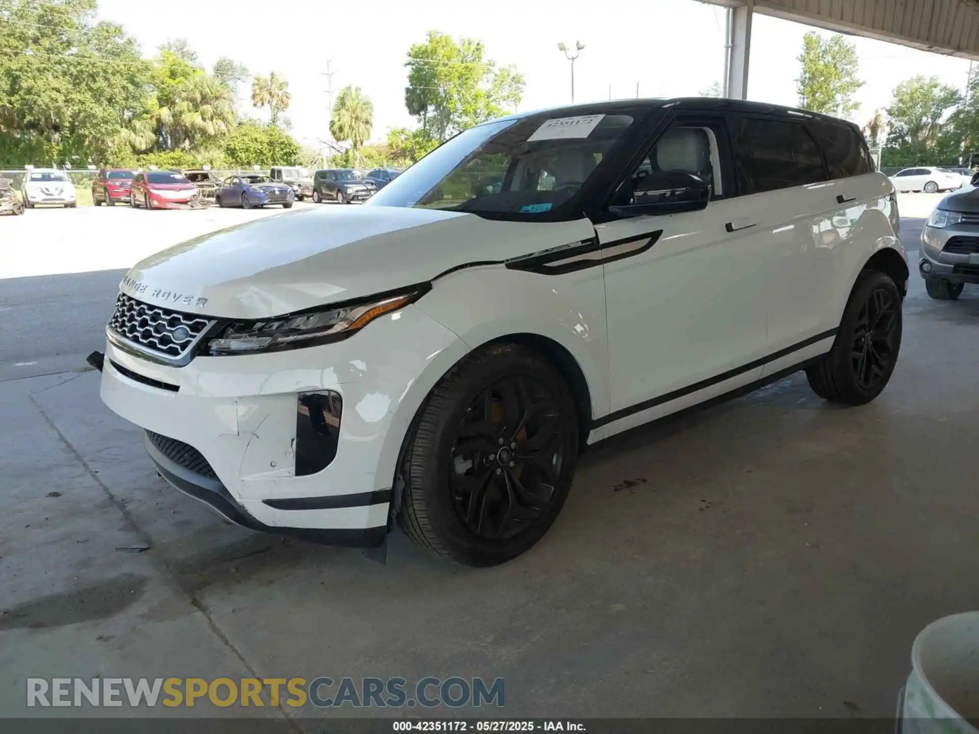 2 Фотография поврежденного автомобиля SALZJ2FX4LH032887 LAND ROVER RANGE ROVER EVOQUE 2020