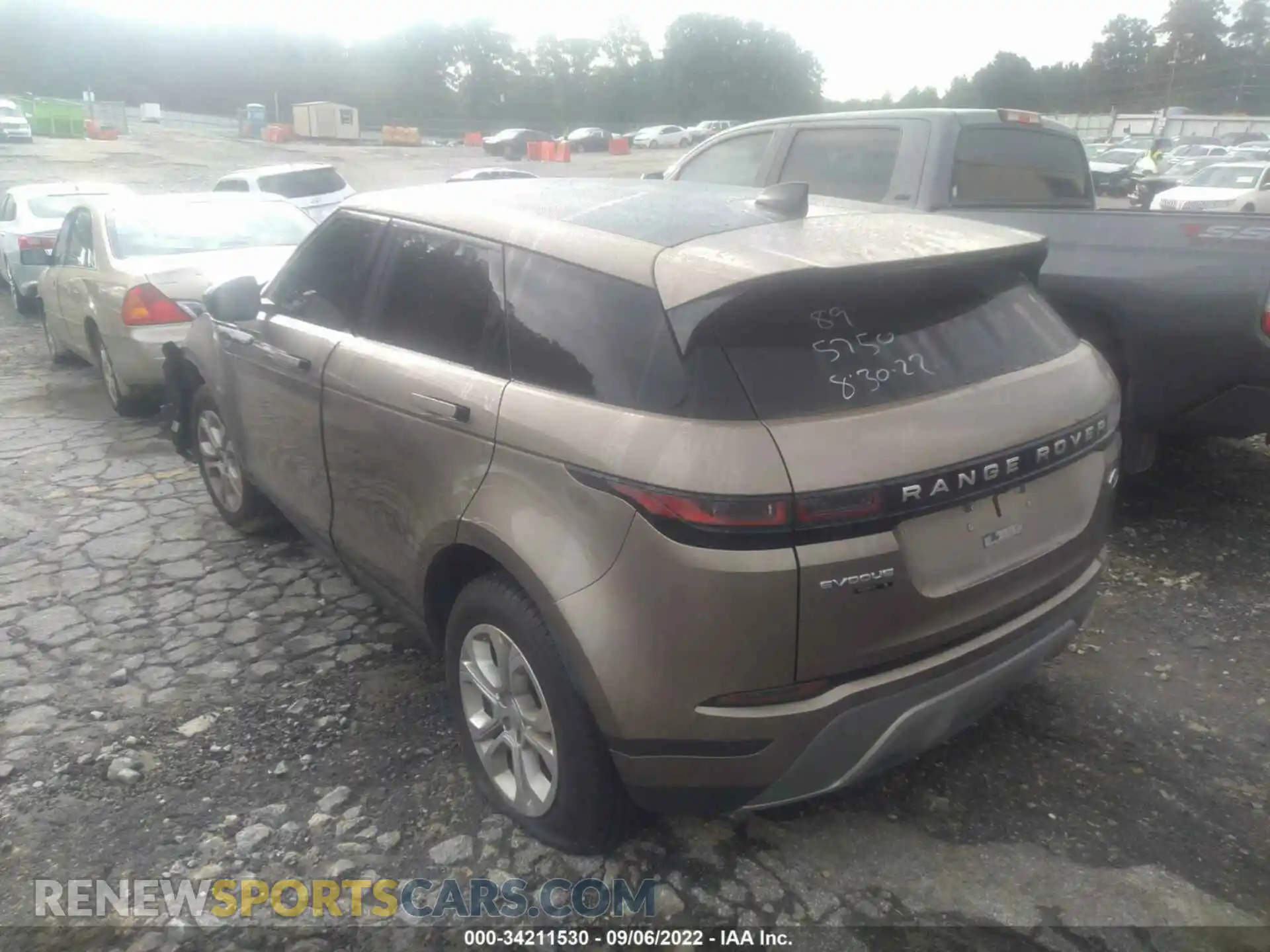 3 Photograph of a damaged car SALZJ2FX4LH055750 LAND ROVER RANGE ROVER EVOQUE 2020