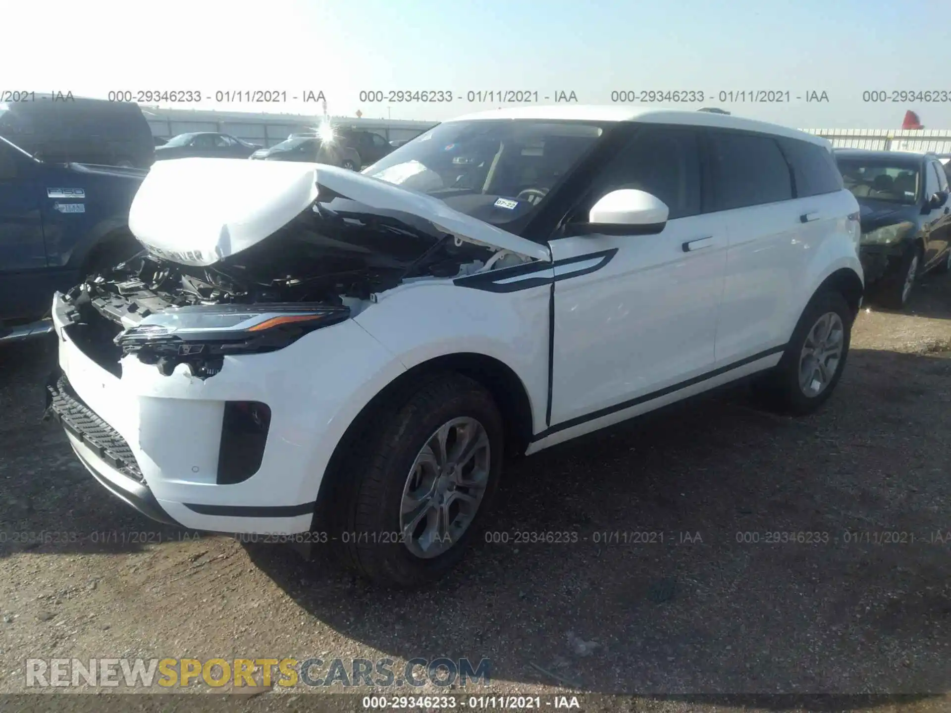 2 Photograph of a damaged car SALZJ2FX4LH100847 LAND ROVER RANGE ROVER EVOQUE 2020
