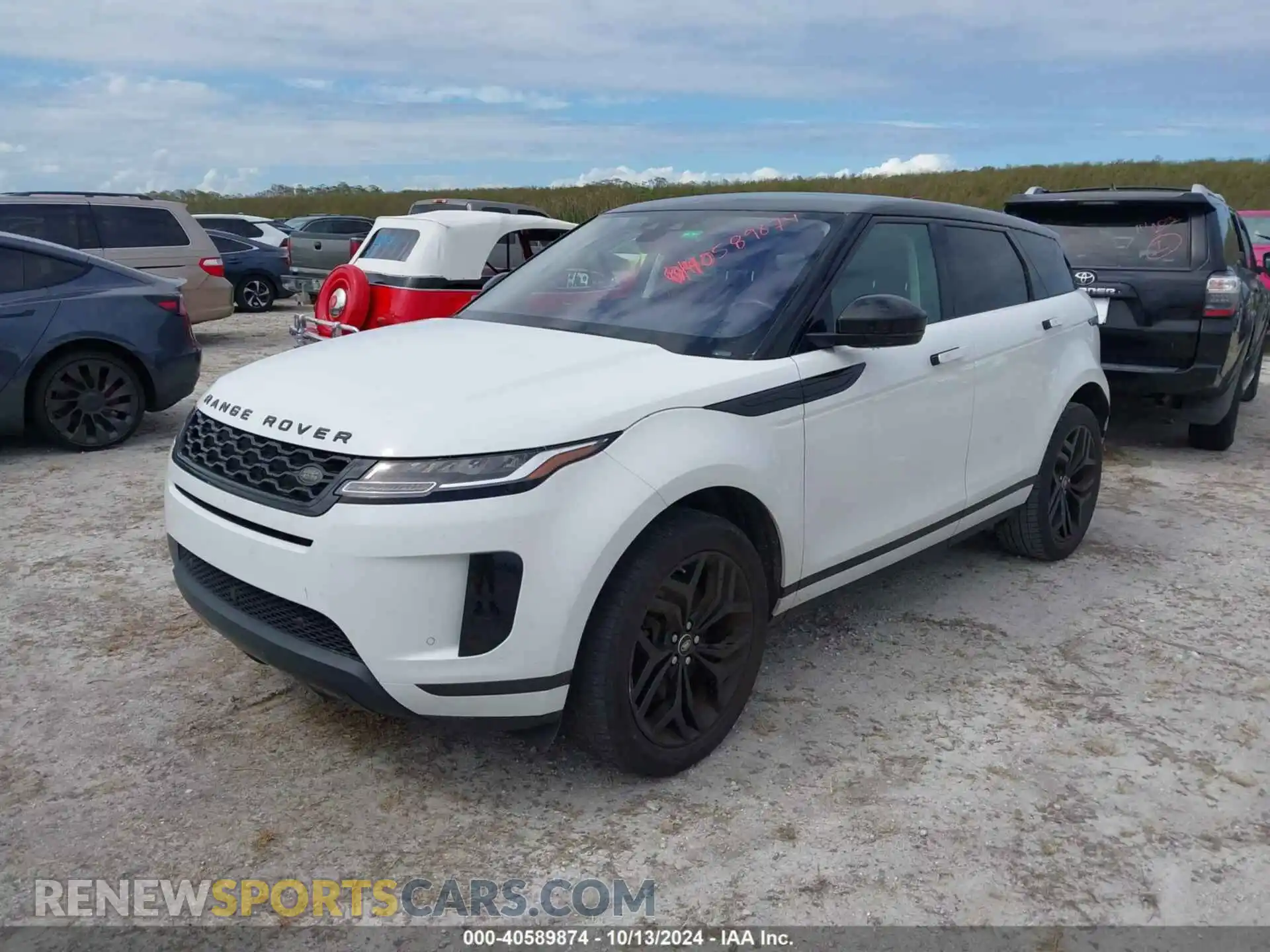 2 Photograph of a damaged car SALZJ2FX9LH043884 LAND ROVER RANGE ROVER EVOQUE 2020