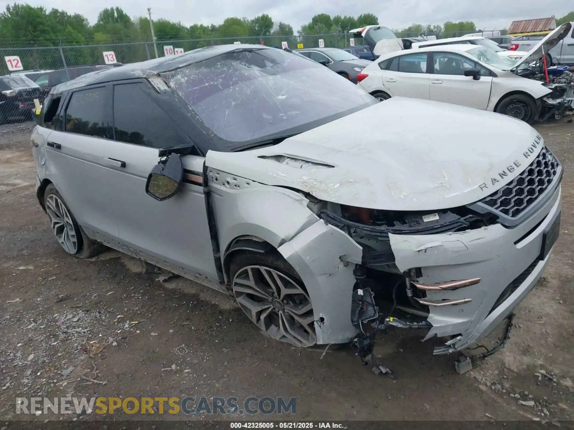 1 Photograph of a damaged car SALZL2FX0LH020729 LAND ROVER RANGE ROVER EVOQUE 2020