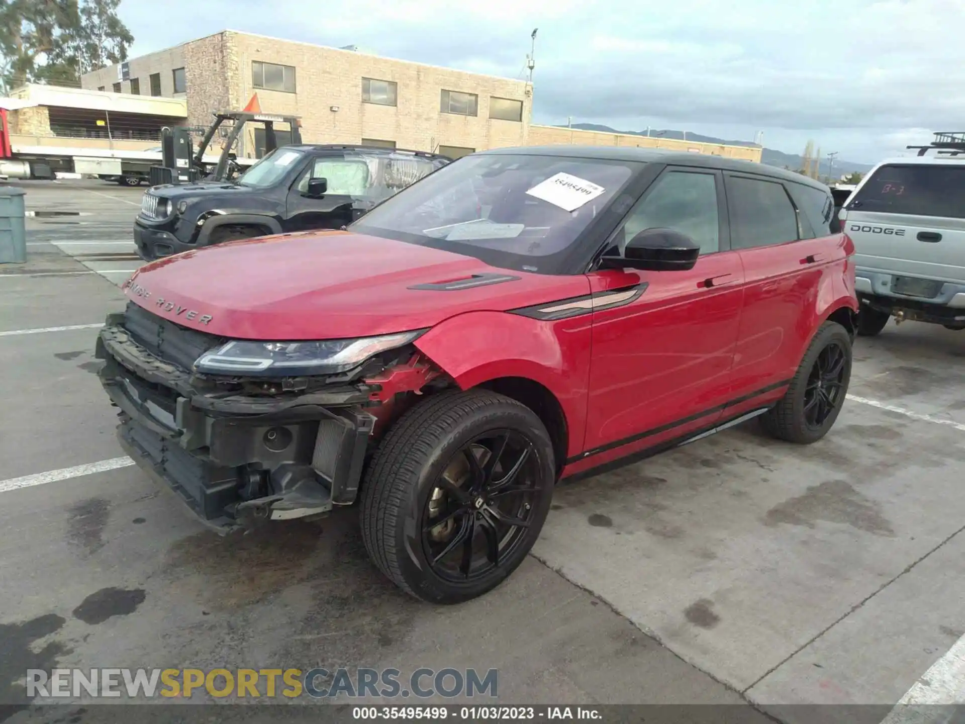 2 fotografías del automóvil dañado SALZL2GX4LH017976 LAND ROVER RANGE ROVER EVOQUE 2020