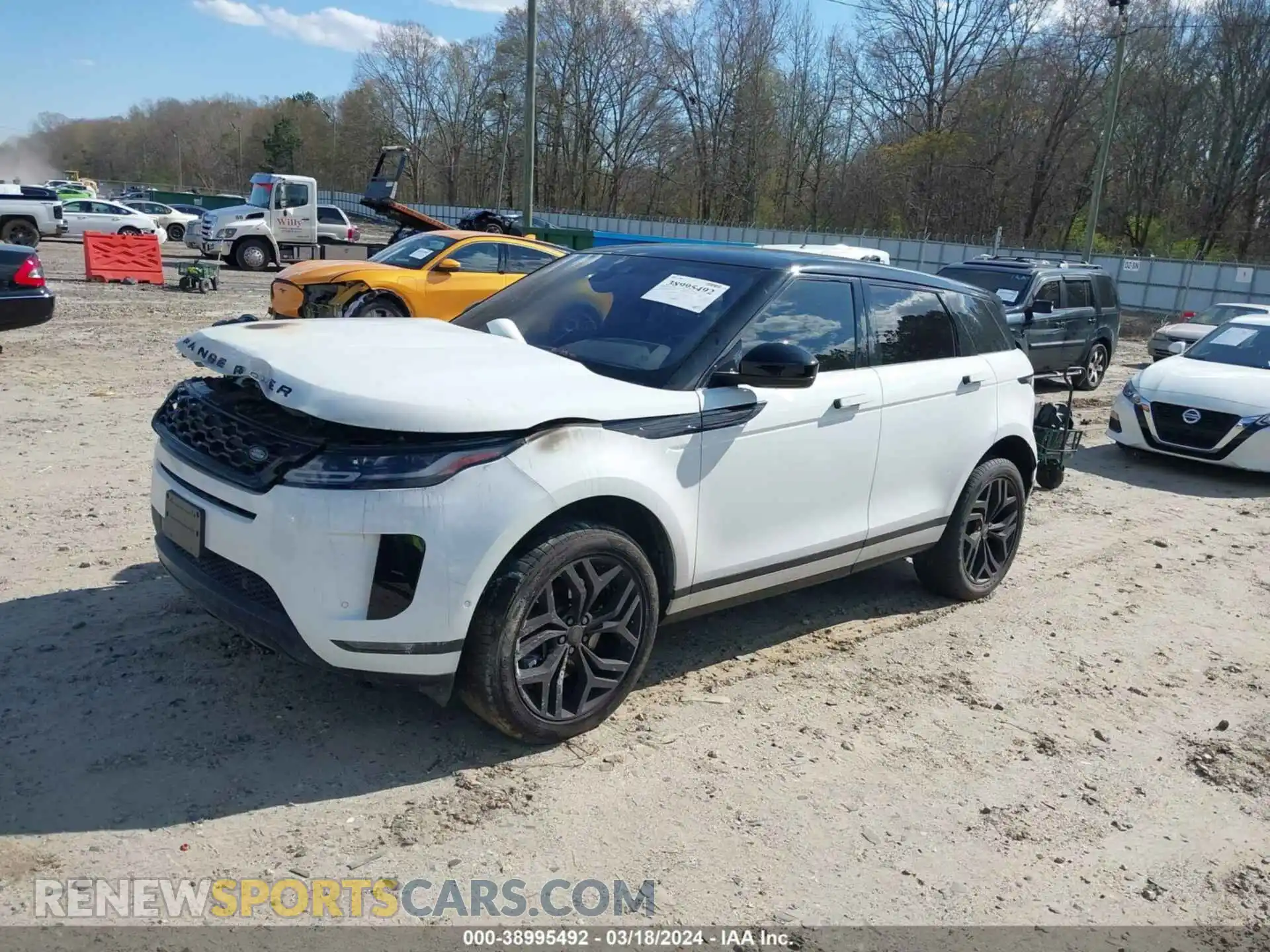 2 Photograph of a damaged car SALZP2FX4LH007745 LAND ROVER RANGE ROVER EVOQUE 2020