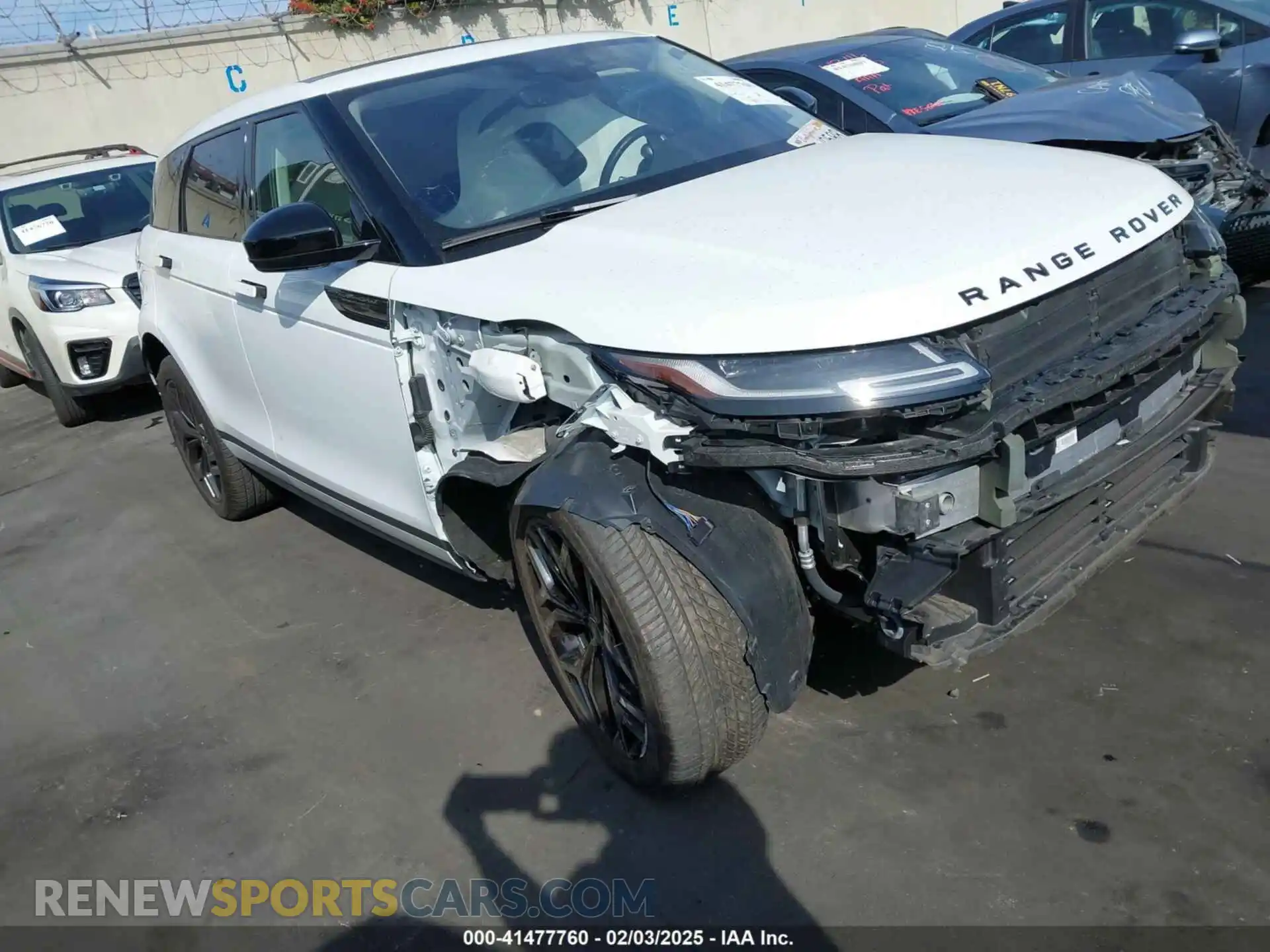 1 Photograph of a damaged car SALZP2FX4LH105769 LAND ROVER RANGE ROVER EVOQUE 2020