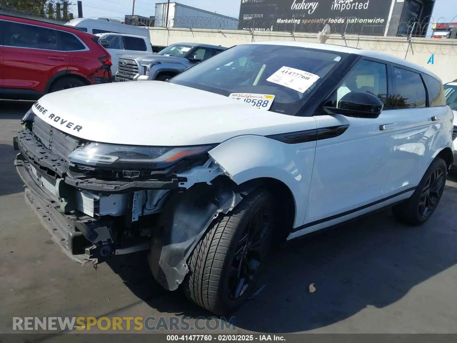 2 Photograph of a damaged car SALZP2FX4LH105769 LAND ROVER RANGE ROVER EVOQUE 2020