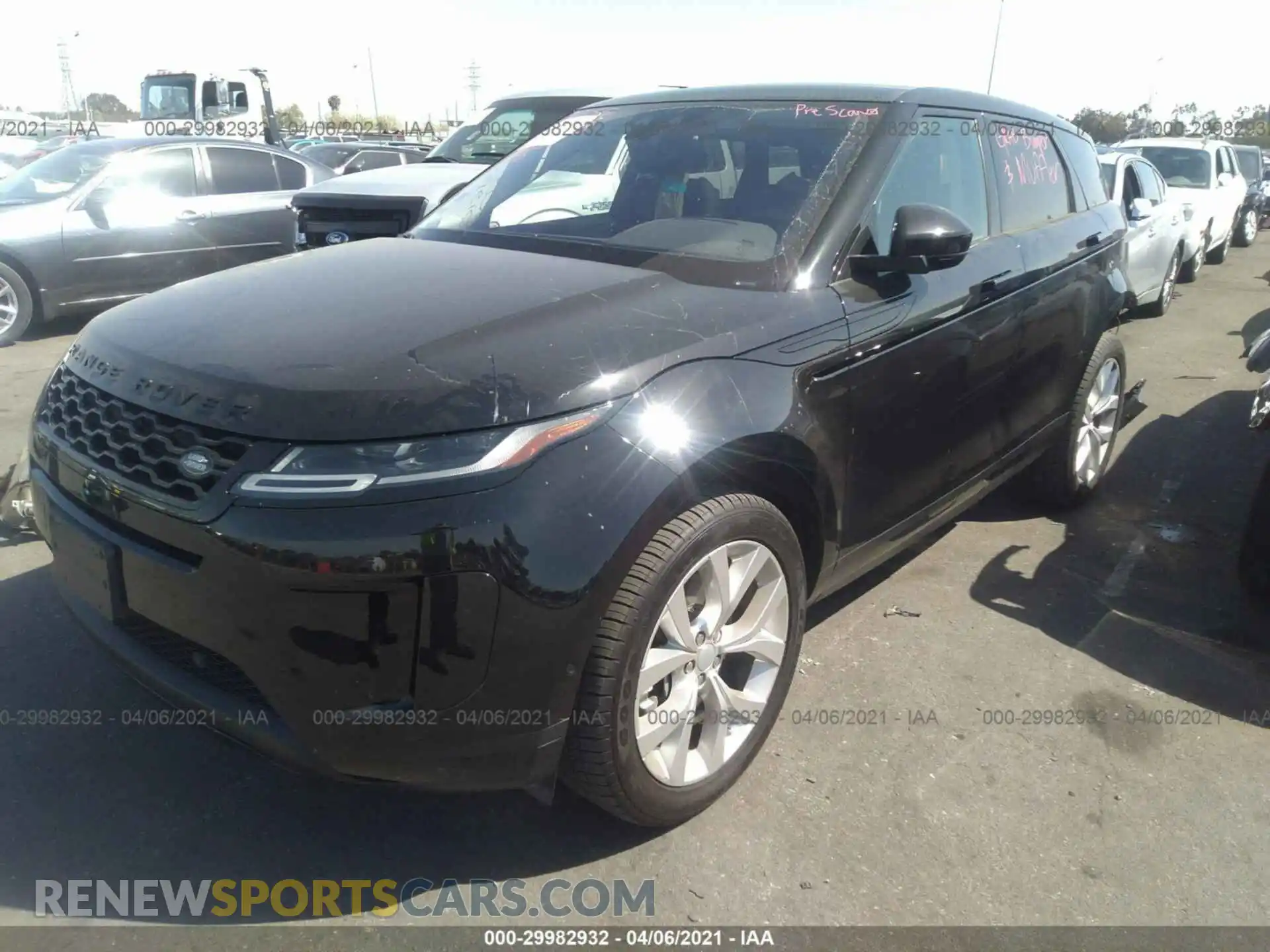 2 Photograph of a damaged car SALZP2FX6LH043534 LAND ROVER RANGE ROVER EVOQUE 2020
