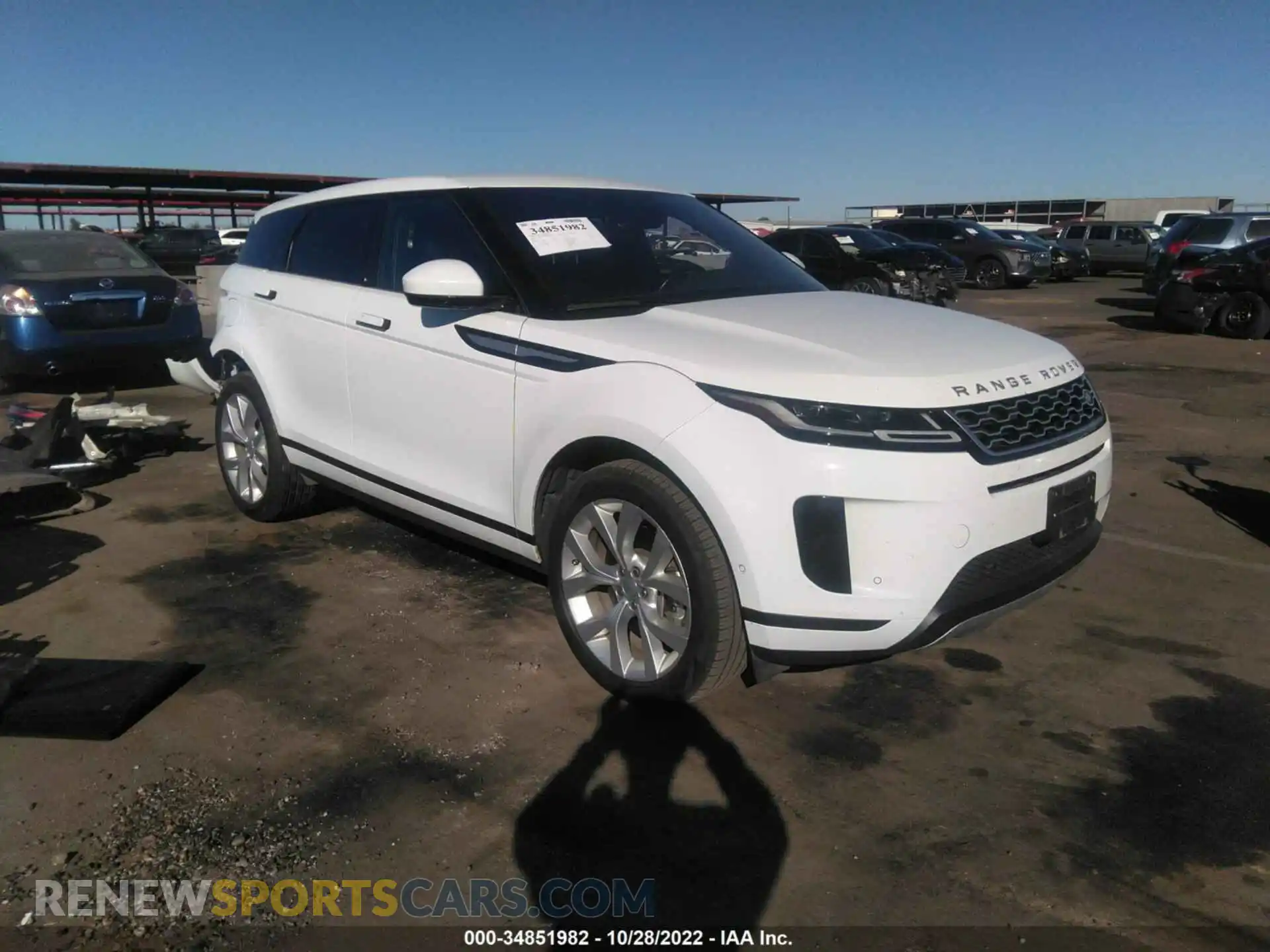 1 Photograph of a damaged car SALZP2FX7LH076509 LAND ROVER RANGE ROVER EVOQUE 2020