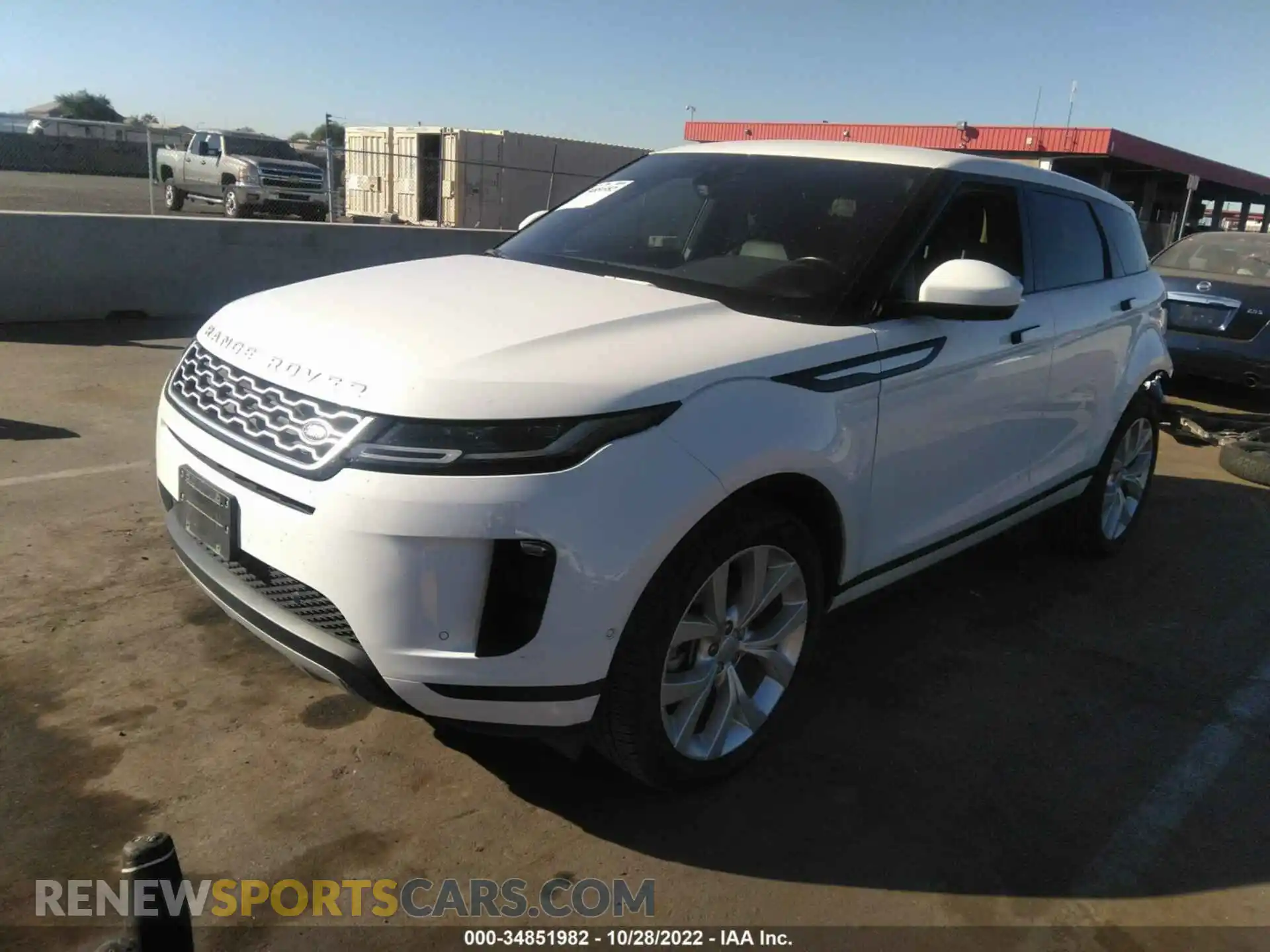 2 Photograph of a damaged car SALZP2FX7LH076509 LAND ROVER RANGE ROVER EVOQUE 2020