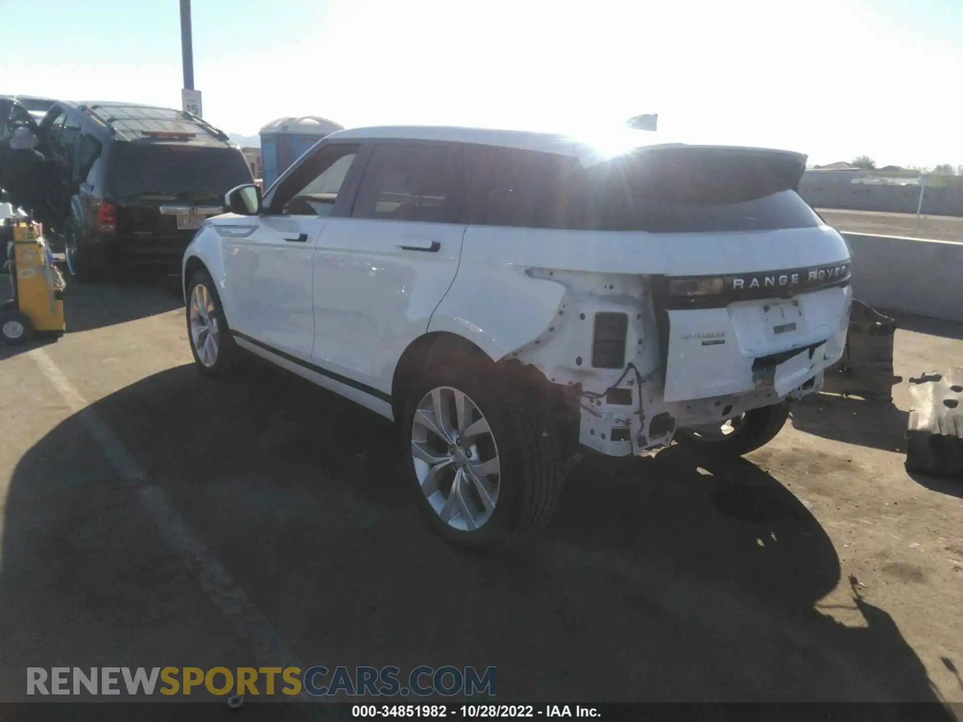 3 Photograph of a damaged car SALZP2FX7LH076509 LAND ROVER RANGE ROVER EVOQUE 2020
