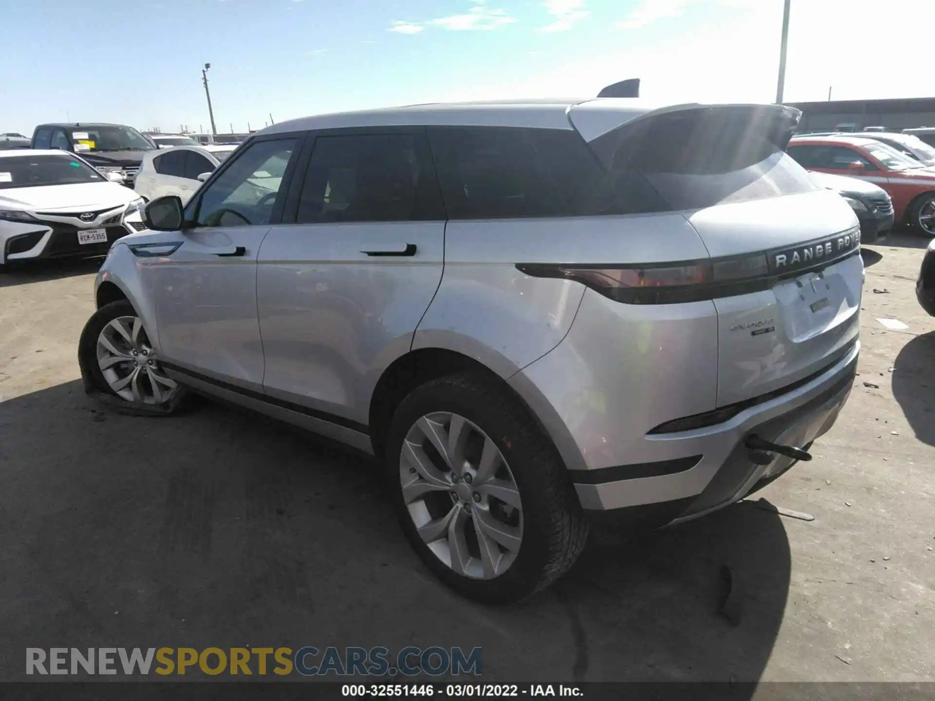 3 Photograph of a damaged car SALZP2FX7LH081175 LAND ROVER RANGE ROVER EVOQUE 2020