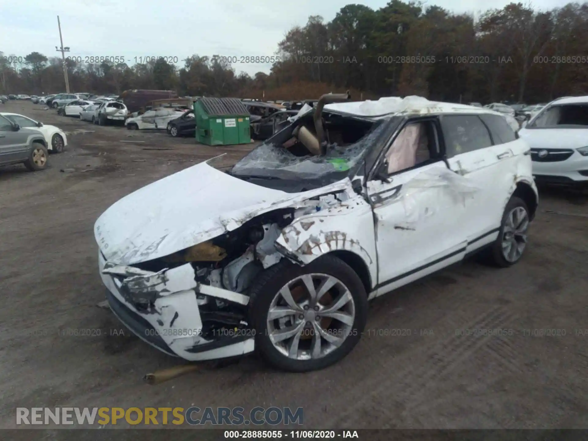 2 Фотография поврежденного автомобиля SALZP2FX8LH077071 LAND ROVER RANGE ROVER EVOQUE 2020