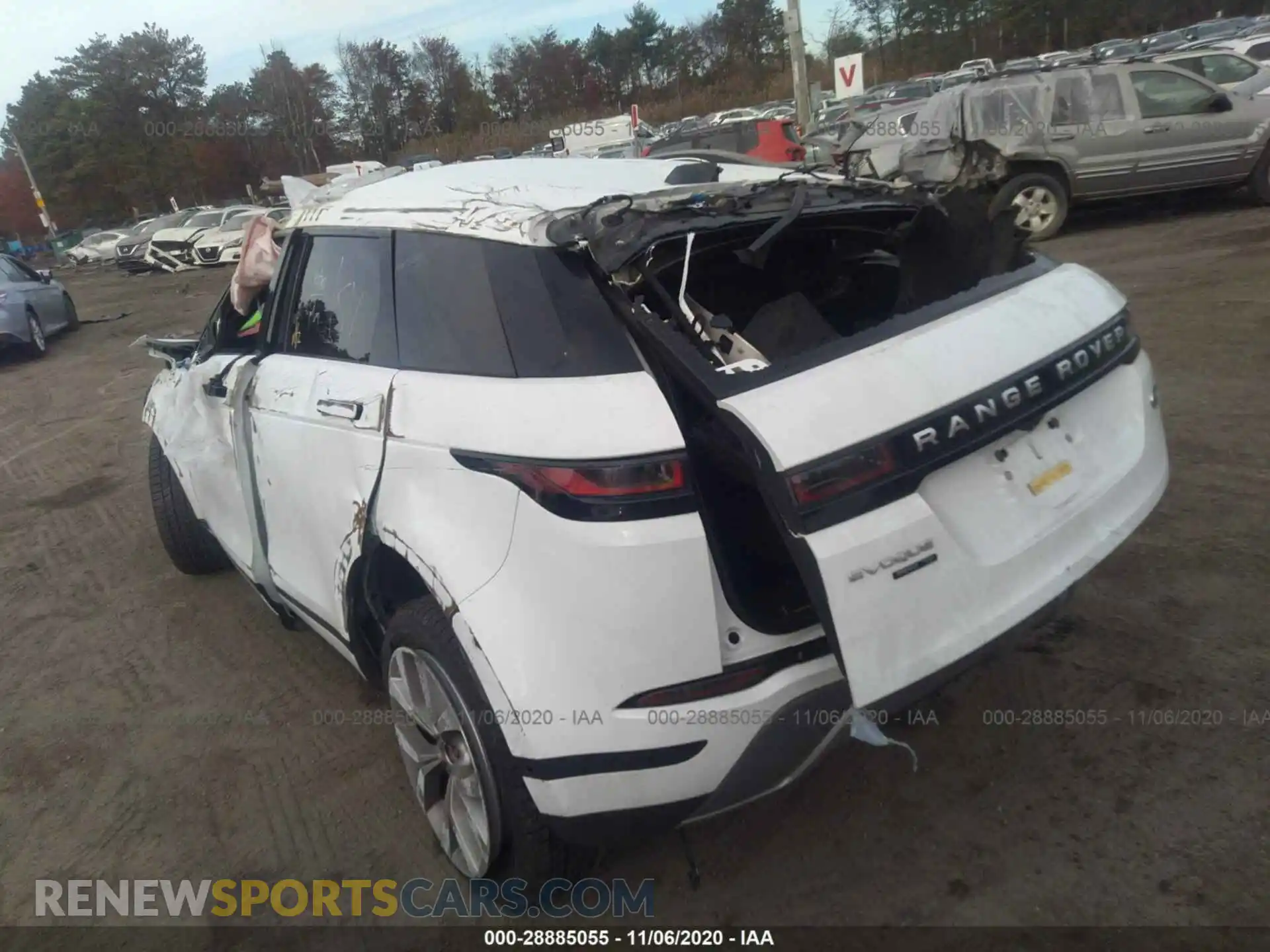 3 Фотография поврежденного автомобиля SALZP2FX8LH077071 LAND ROVER RANGE ROVER EVOQUE 2020
