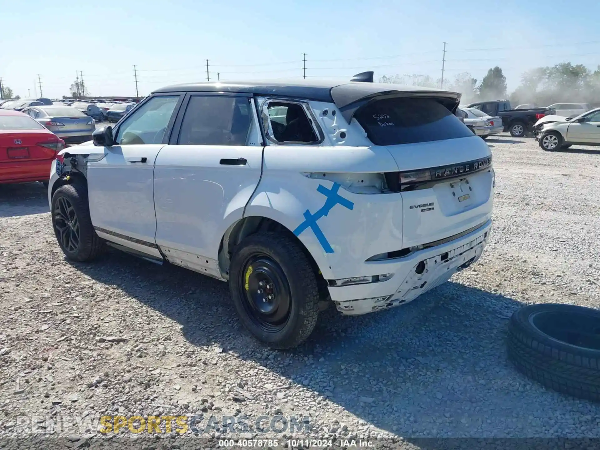 3 Photograph of a damaged car SALZT2GXXLH007453 LAND ROVER RANGE ROVER EVOQUE 2020