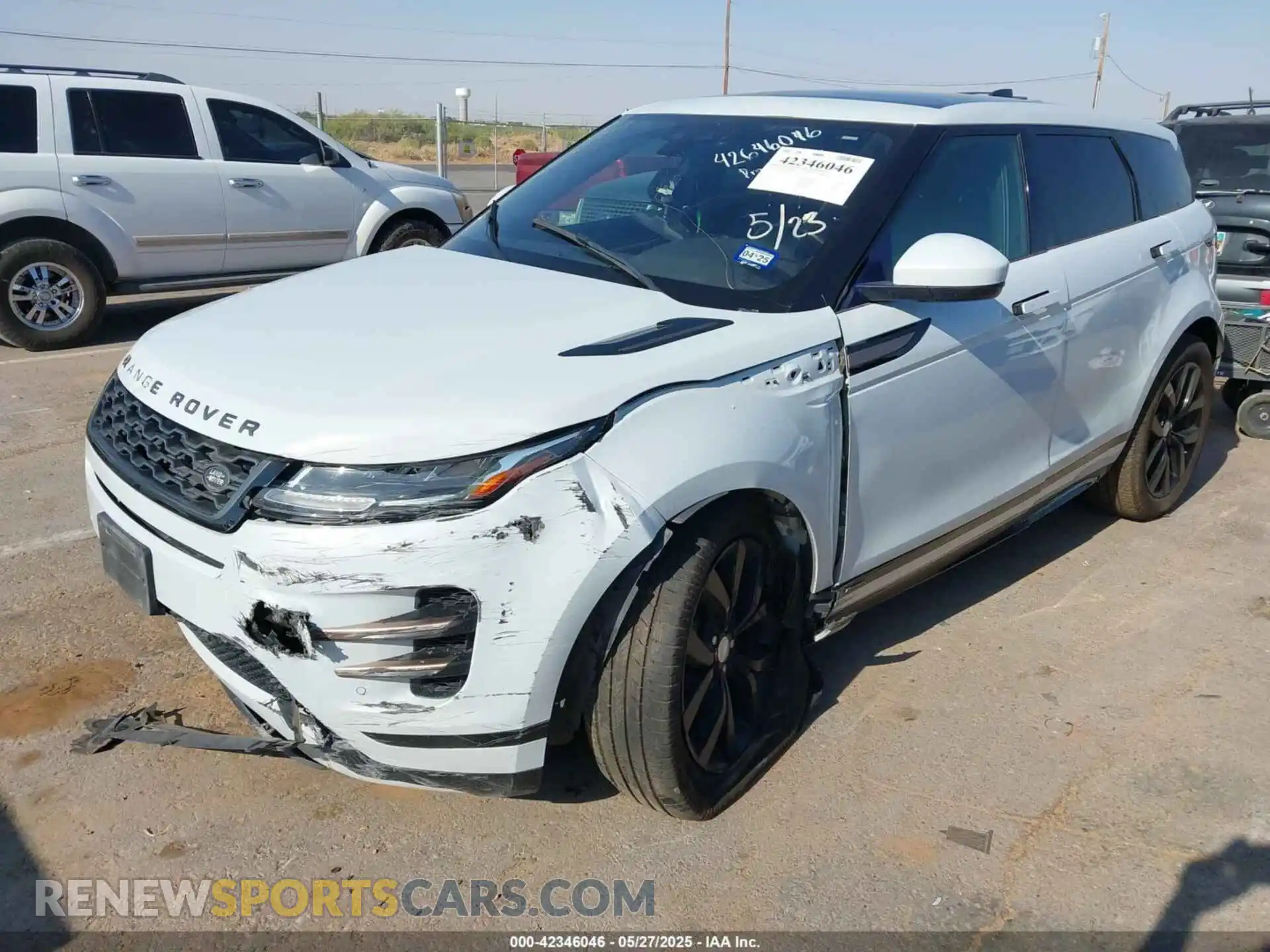 2 Photograph of a damaged car SALZT2GXXLH050996 LAND ROVER RANGE ROVER EVOQUE 2020