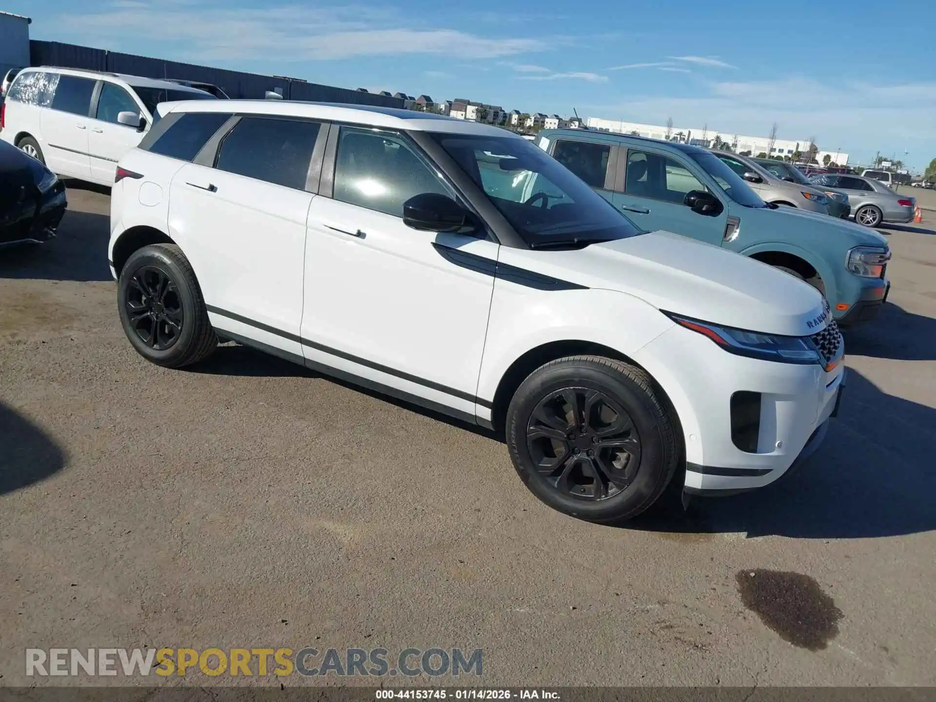 1 fotografías del automóvil dañado SALZJ2FX7MH122942 LAND ROVER RANGE ROVER EVOQUE 2021