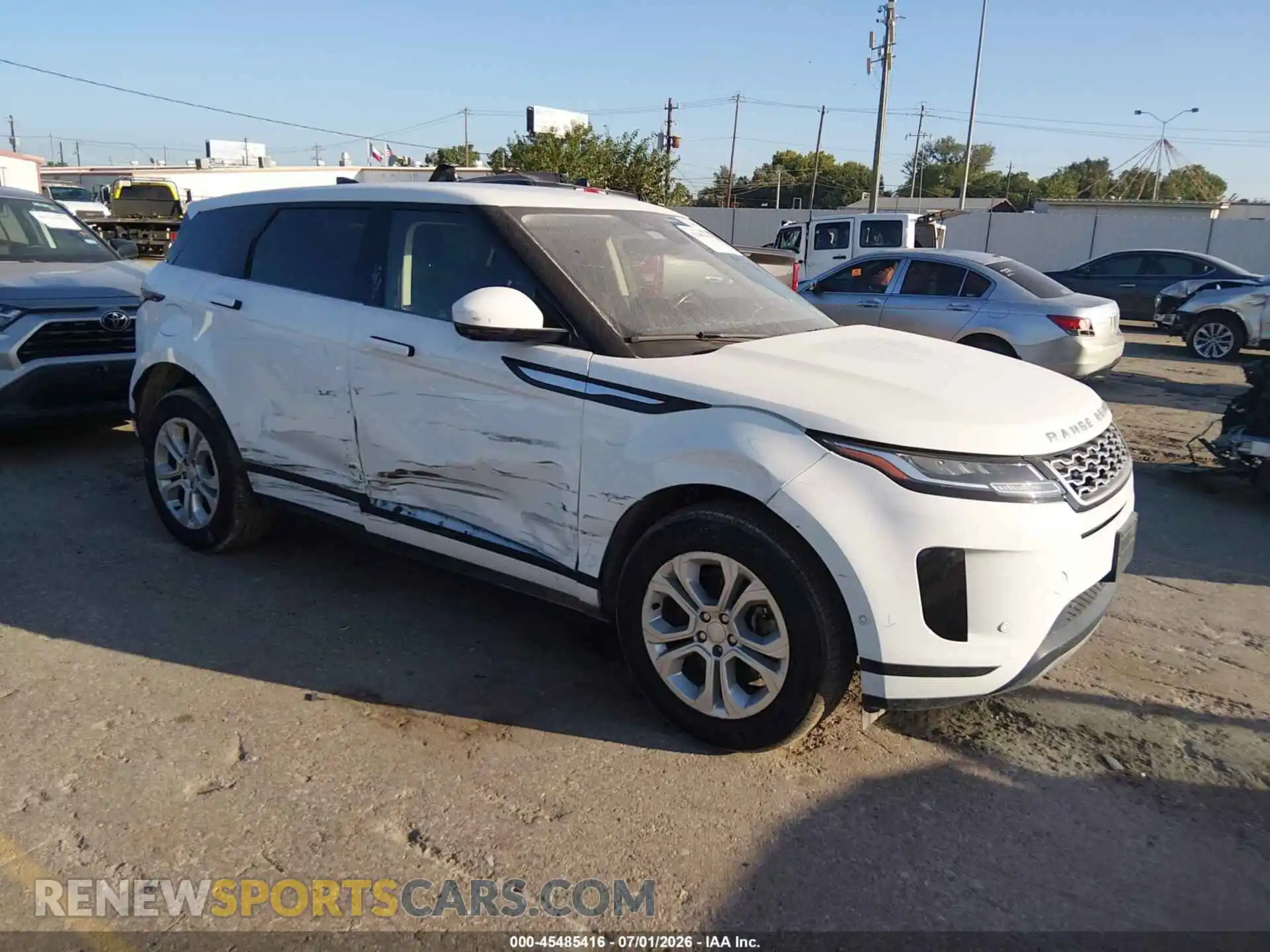 1 Фотография поврежденного автомобиля SALZJ2FX7MH149669 LAND ROVER RANGE ROVER EVOQUE 2021