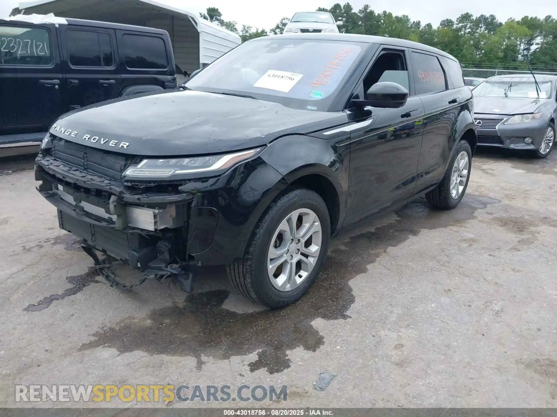 2 Photograph of a damaged car SALZJ2FX7MH151776 LAND ROVER RANGE ROVER EVOQUE 2021