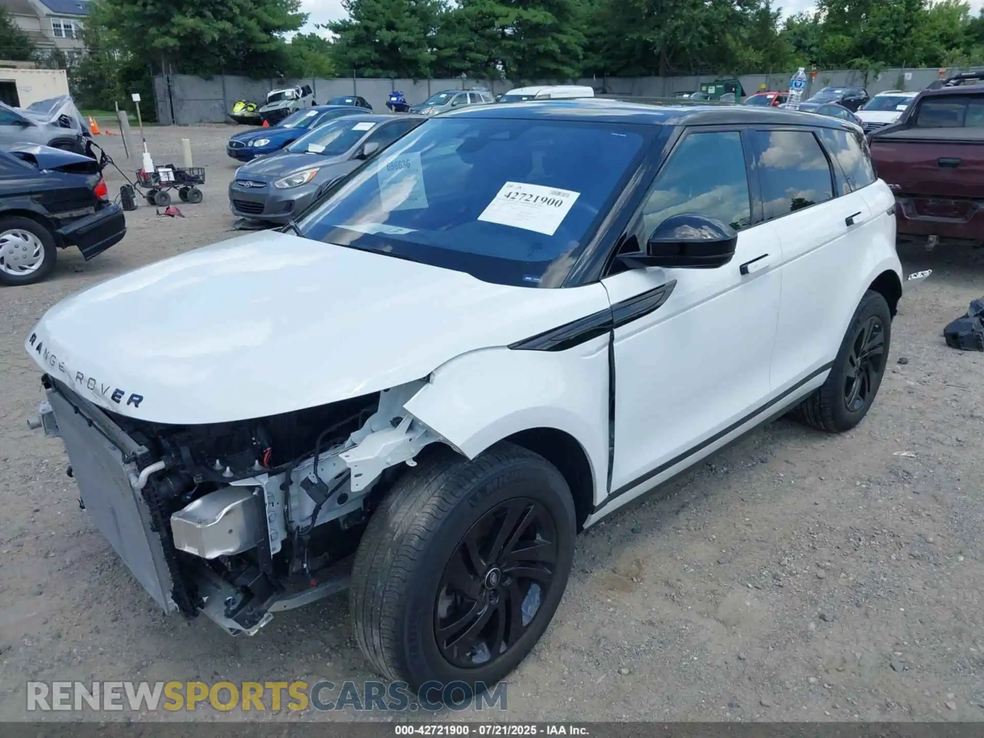 2 fotografías del automóvil dañado SALZJ2FX8MH151124 LAND ROVER RANGE ROVER EVOQUE 2021