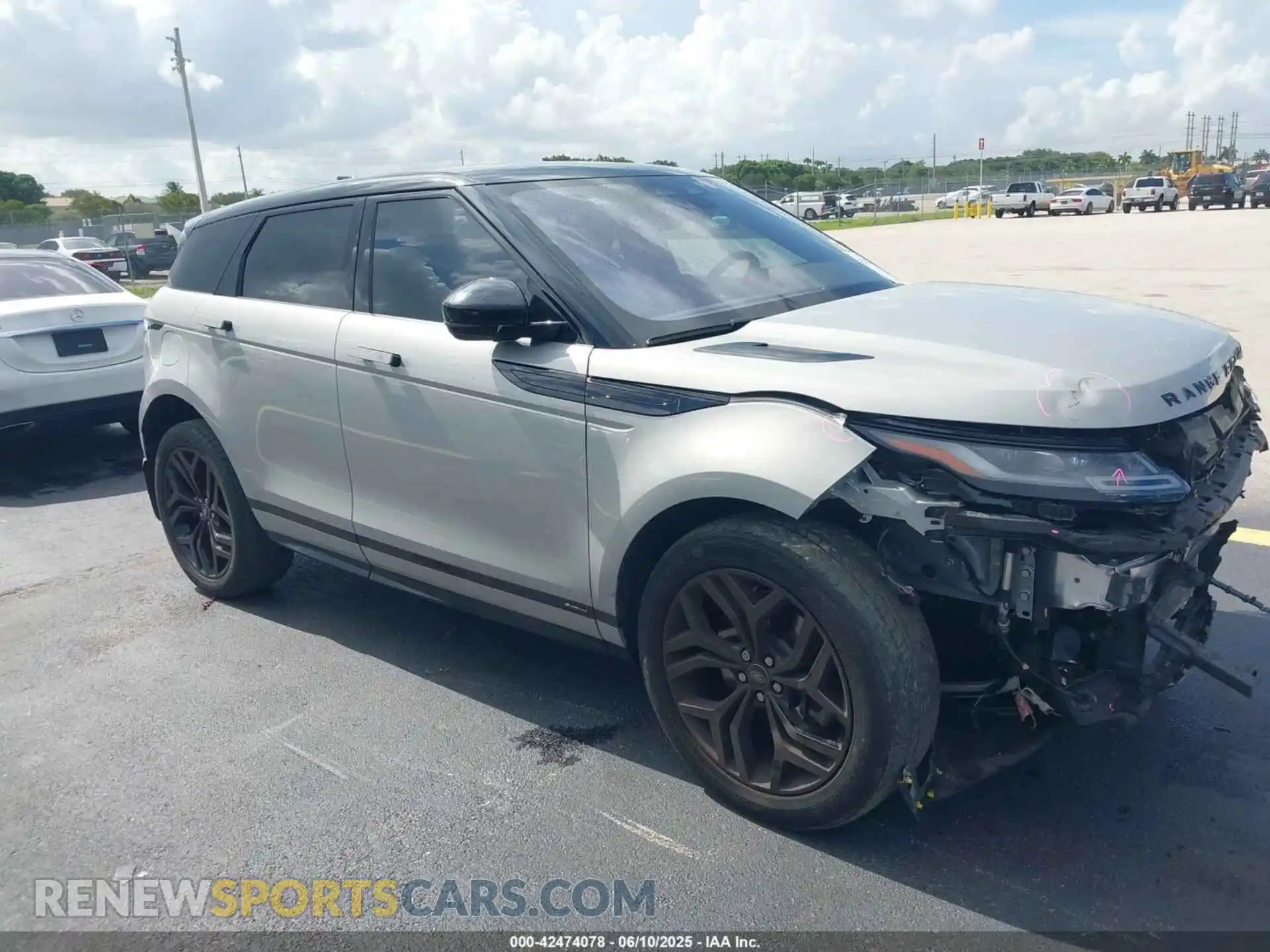 1 Photograph of a damaged car SALZL2FXXMH144234 LAND ROVER RANGE ROVER EVOQUE 2021