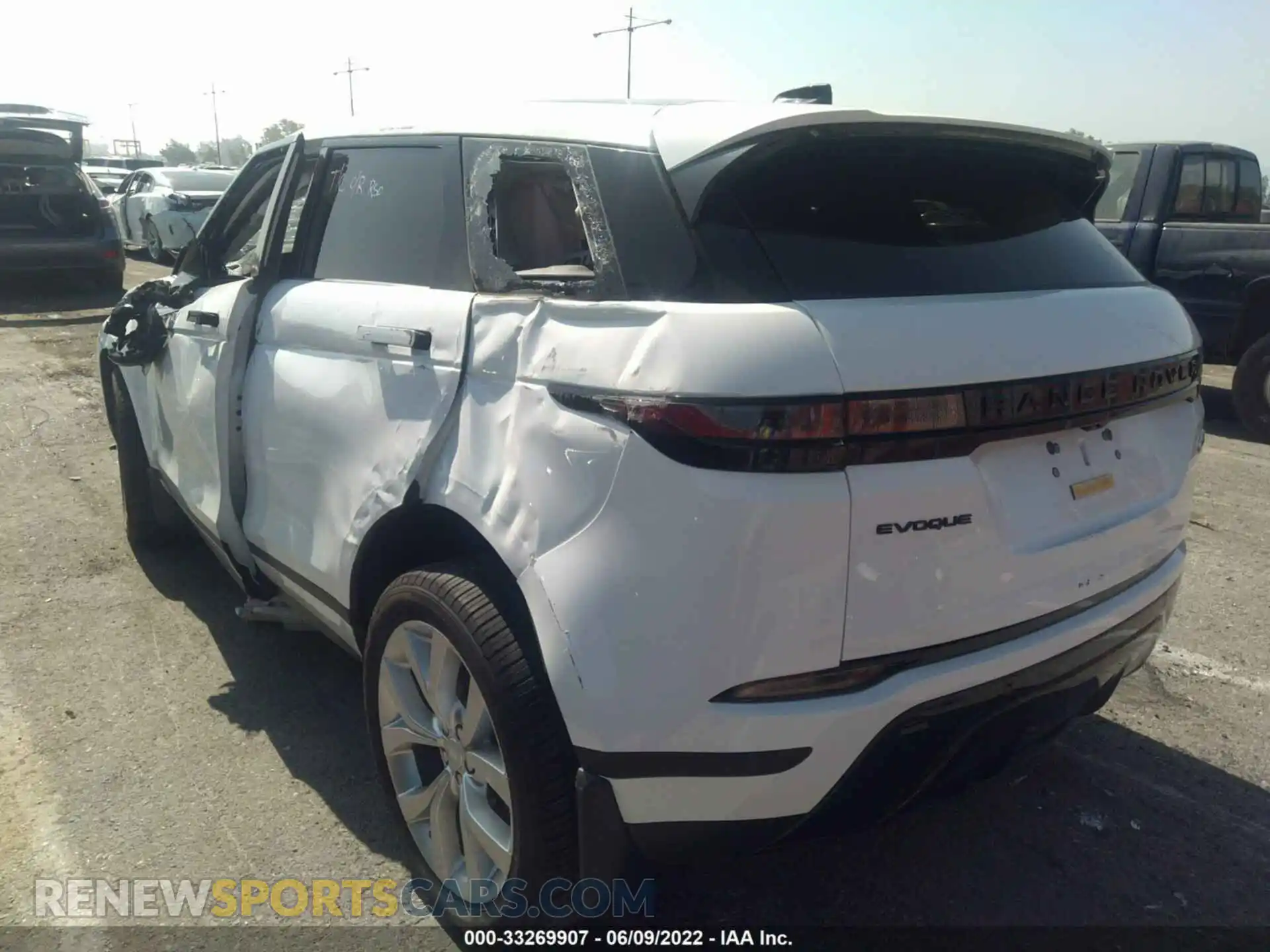 3 Photograph of a damaged car SALZP2FX7MH122969 LAND ROVER RANGE ROVER EVOQUE 2021