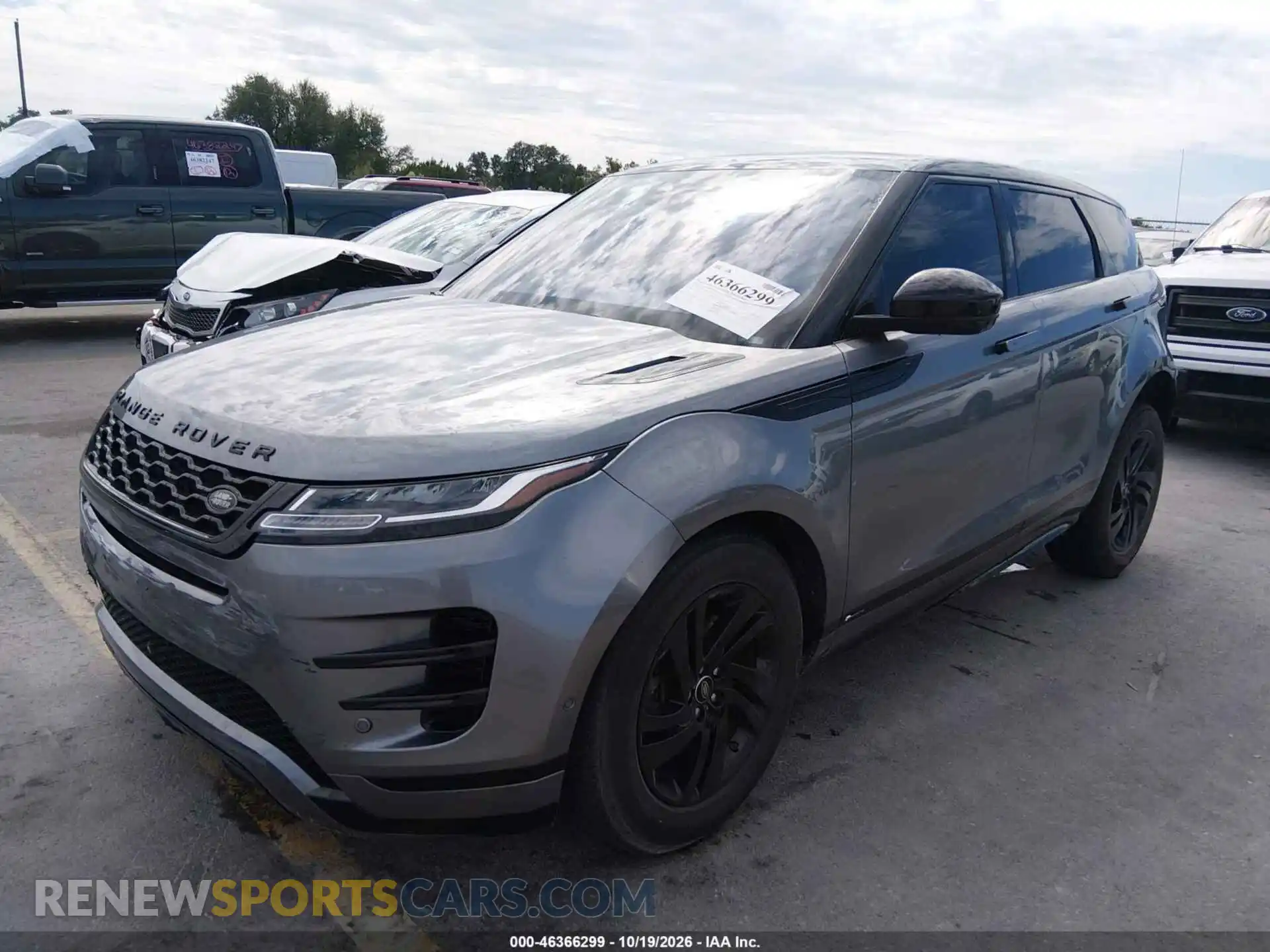 2 Фотография поврежденного автомобиля SALZT2FX1MH141254 LAND ROVER RANGE ROVER EVOQUE 2021