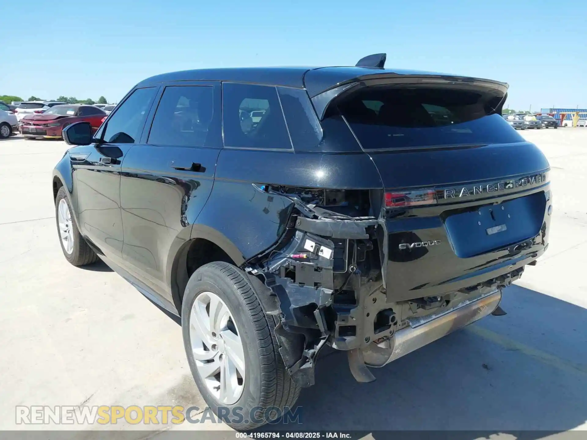 3 Photograph of a damaged car SALZT2FX1MH154750 LAND ROVER RANGE ROVER EVOQUE 2021