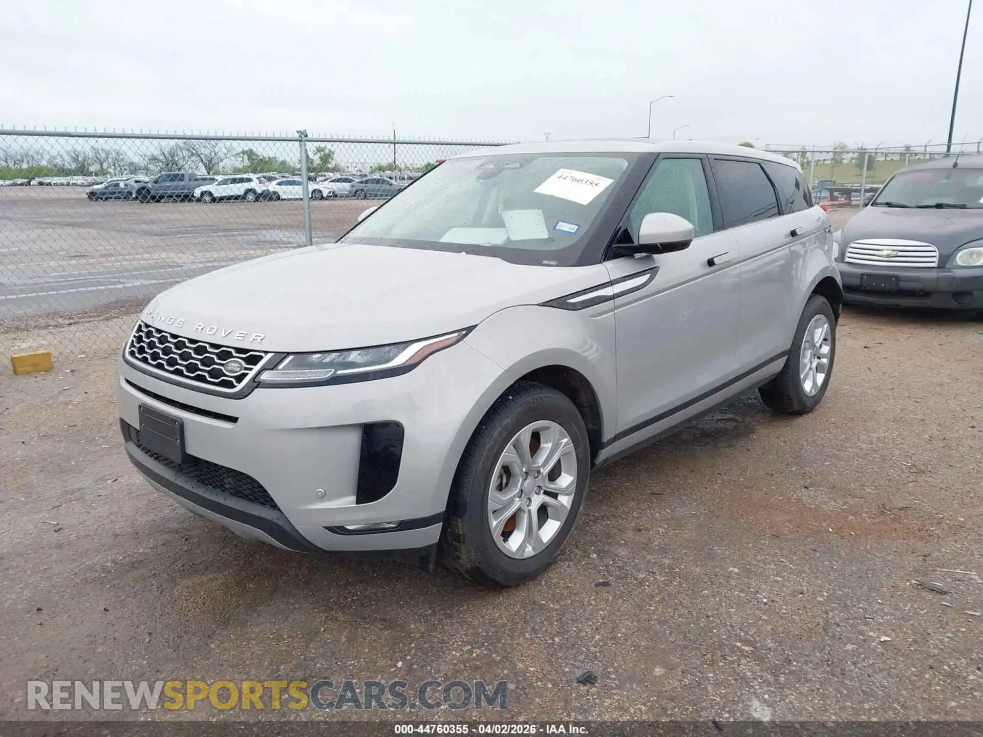 2 Фотография поврежденного автомобиля SALZJ2FX3NH173047 LAND ROVER RANGE ROVER EVOQUE 2022