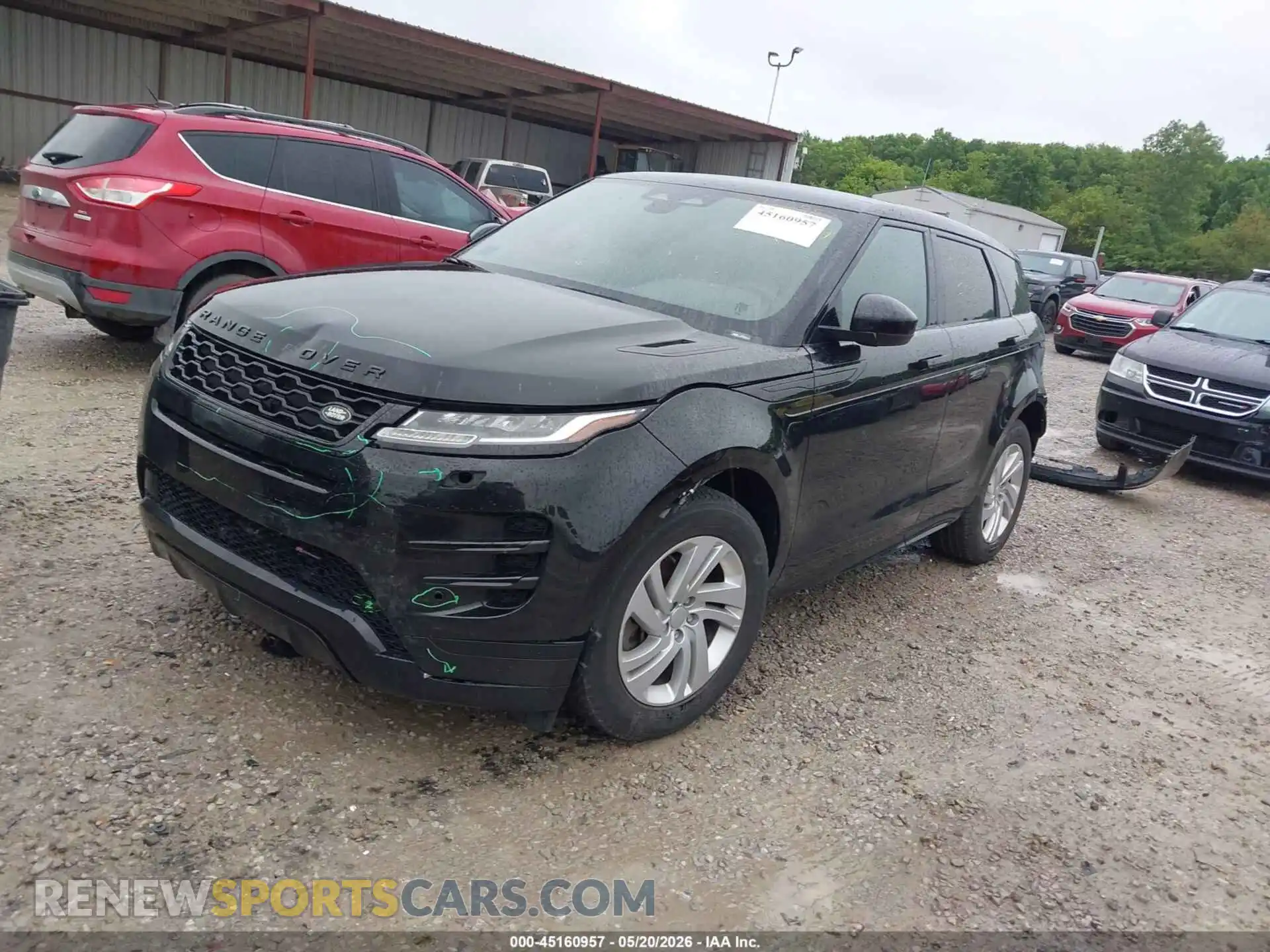 2 Photograph of a damaged car SALZT2FX0NH171685 LAND ROVER RANGE ROVER EVOQUE 2022