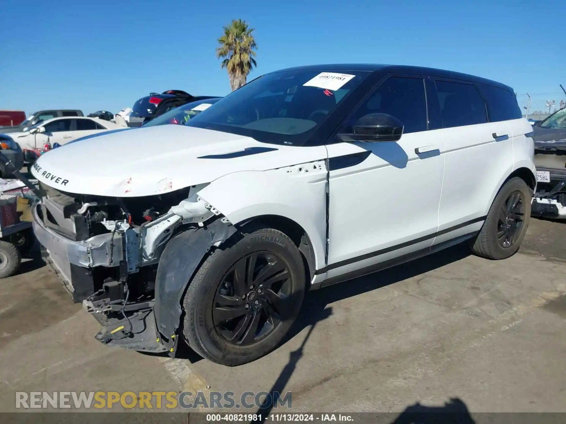 2 Photograph of a damaged car SALZT2FXXNH174464 LAND ROVER RANGE ROVER EVOQUE 2022