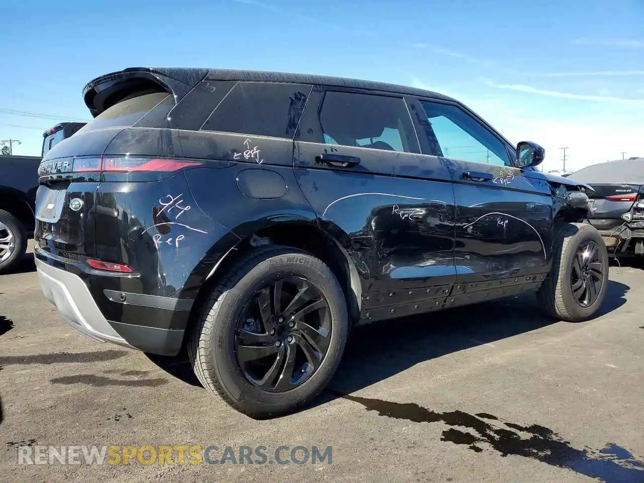 3 fotografías del automóvil dañado SALZJ2FX7PH190727 LAND ROVER RANGE ROVER EVOQUE 2023