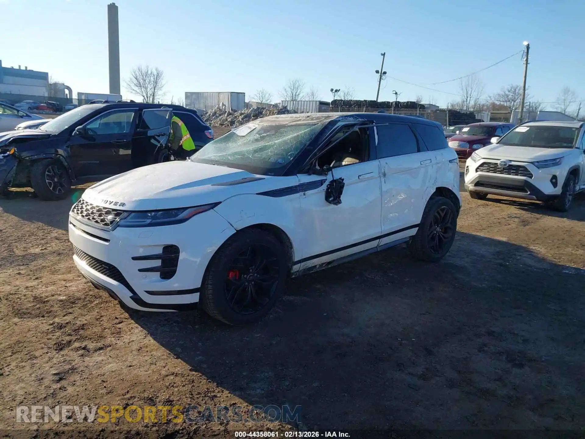 2 Фотография поврежденного автомобиля SALZL2FX7PH204250 LAND ROVER RANGE ROVER EVOQUE 2023