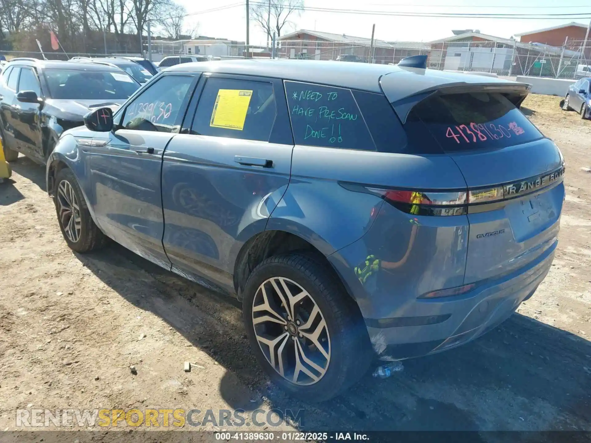 3 fotografías del automóvil dañado SALZT2FX3PH187947 LAND ROVER RANGE ROVER EVOQUE 2023
