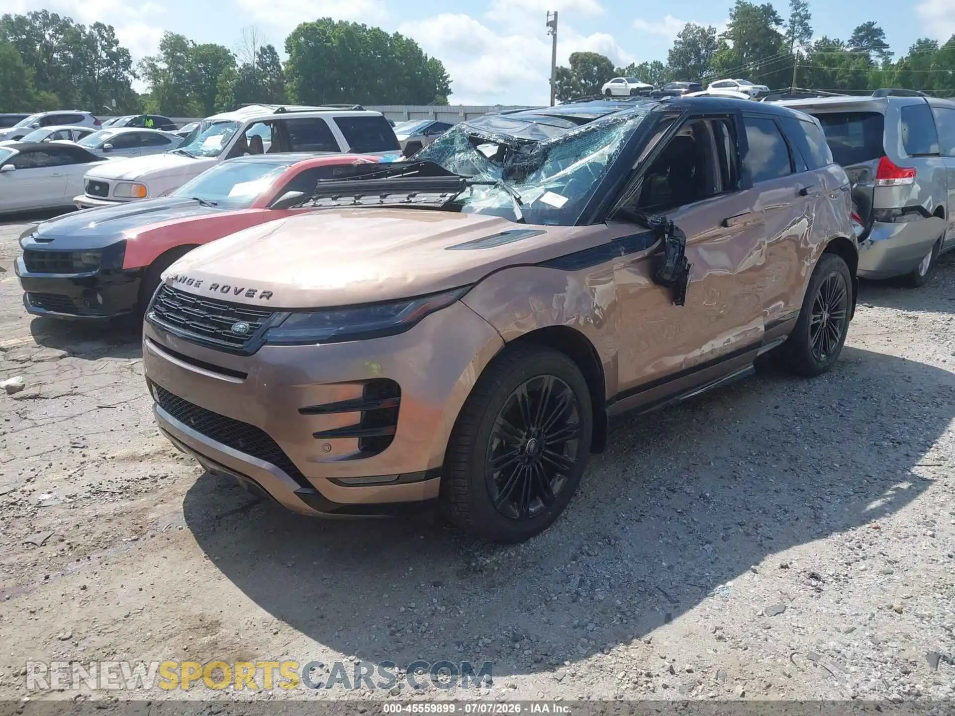 2 Photograph of a damaged car SALZL2FX5RH239369 LAND ROVER RANGE ROVER EVOQUE 2024