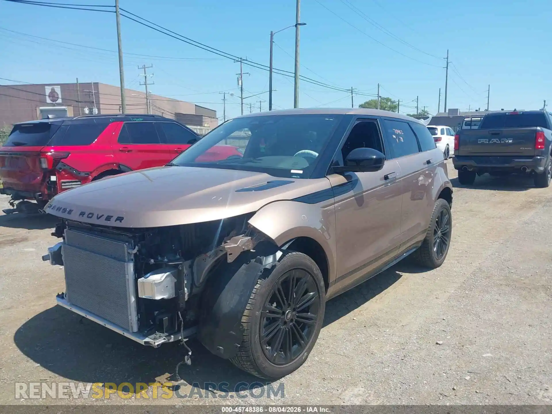 2 Фотография поврежденного автомобиля SALZL2FX5RH250100 LAND ROVER RANGE ROVER EVOQUE 2024