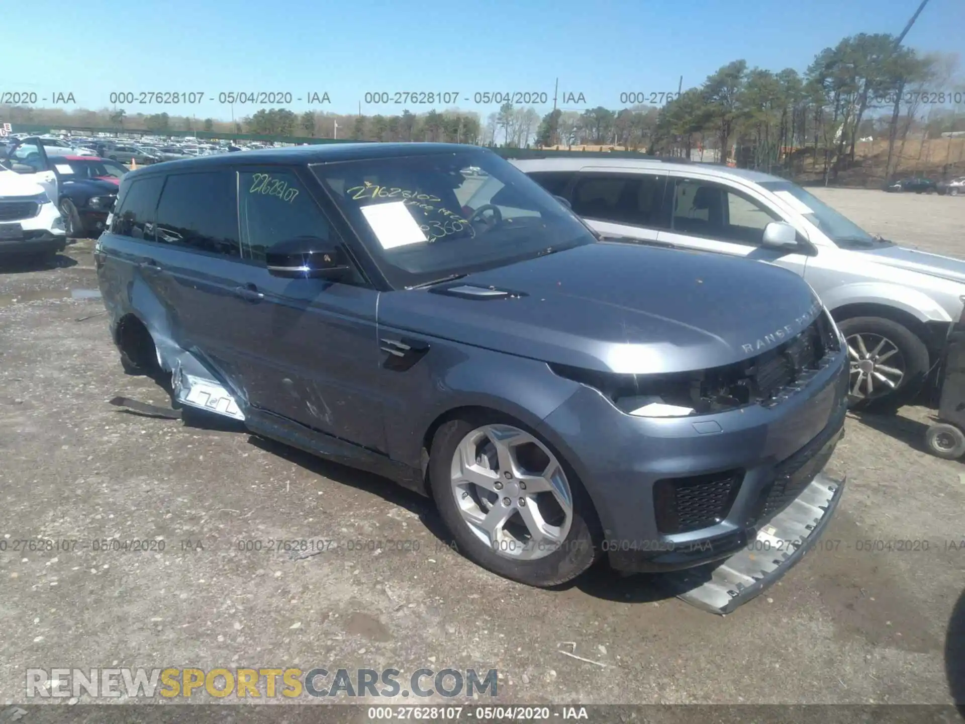 1 Photograph of a damaged car SALWR2RUXKA866053 LAND ROVER RANGE ROVER SPORT 2019